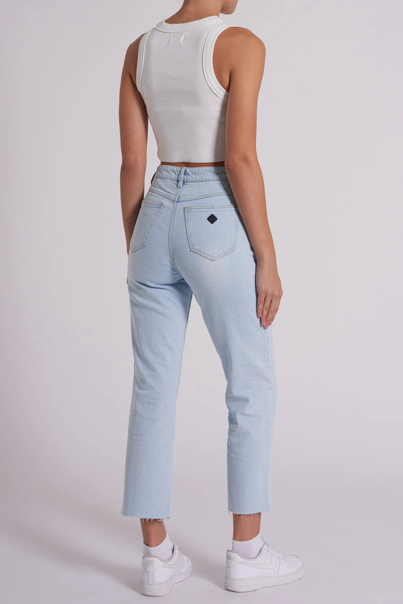 Abrand Venice Straight Kes Jeans Bleached Blue - Image 2