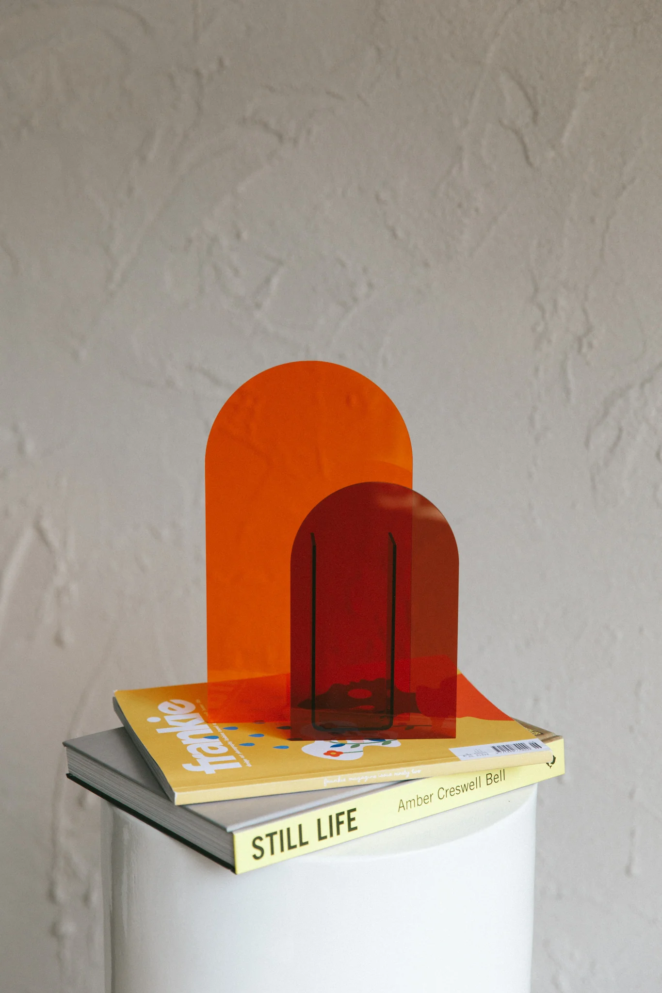 Adira Arch Shape Flower Vase Orange - Image 2
