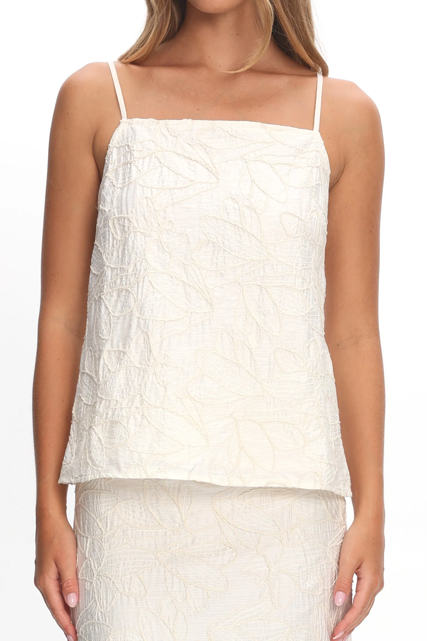 Alondra Tied Back Top Oatmeal - Image 4
