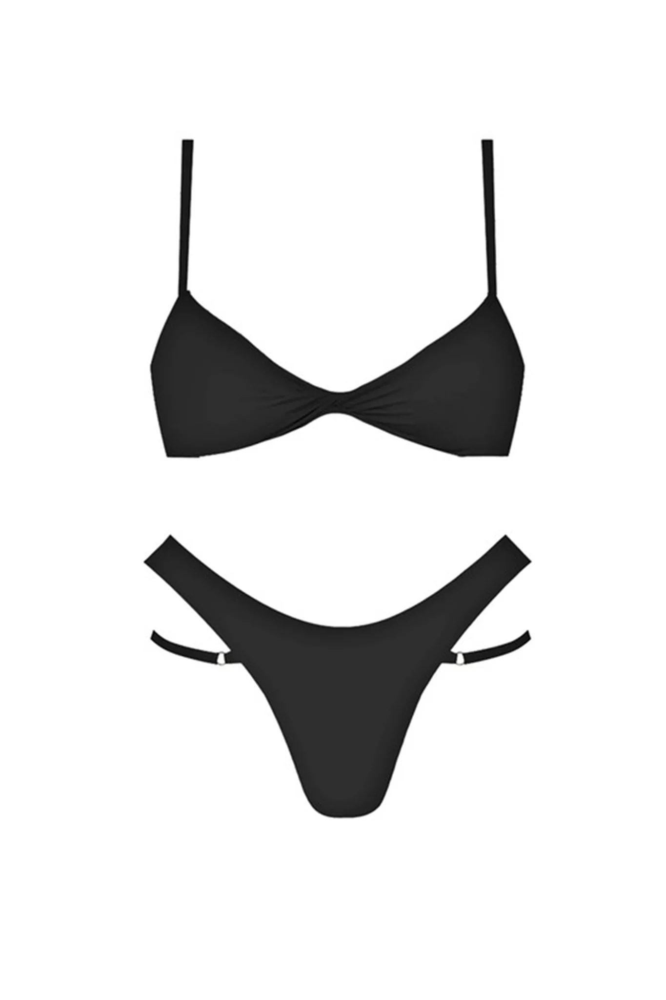 Antigua Twist Bust Bikini Top Black - Image 4