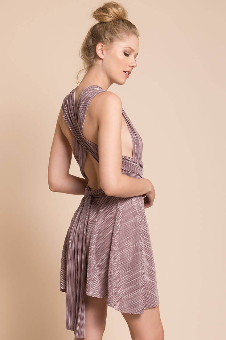 Ariana Adjustable Fit Dress Taupe - Image 3