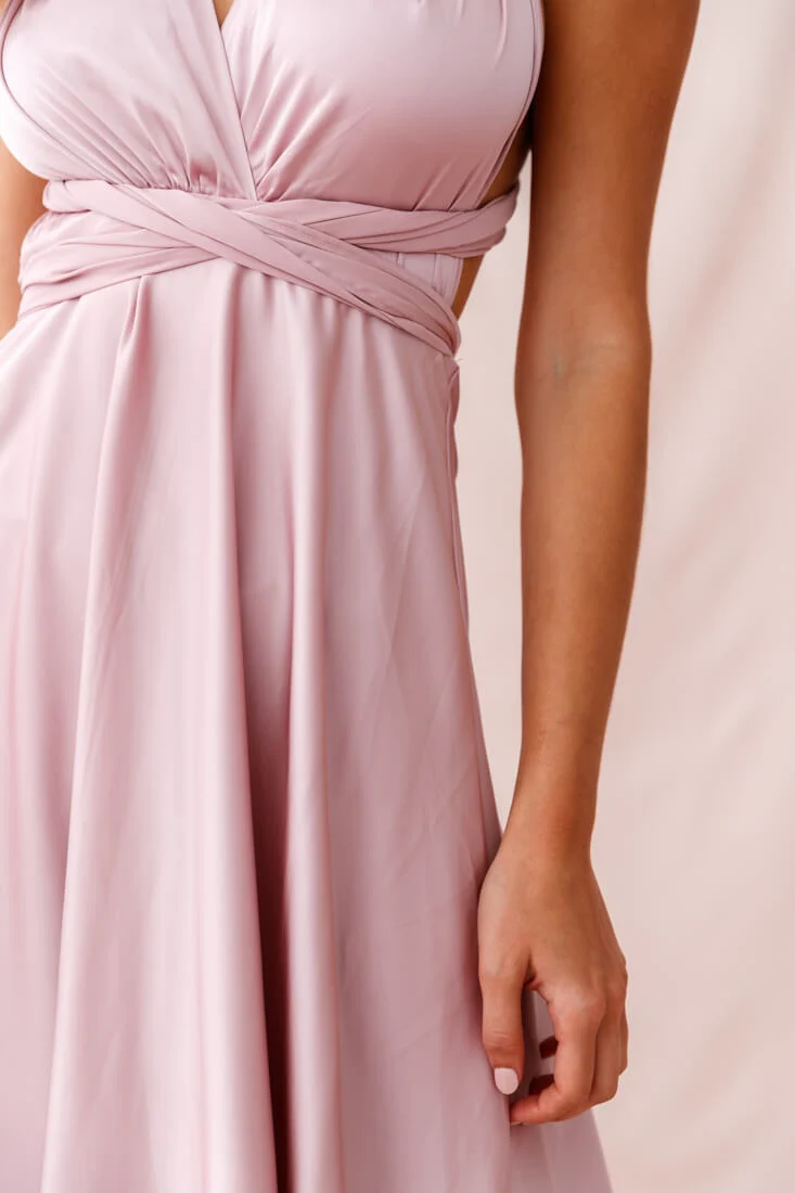 Ariana Multiway Maxi Dress Blush - Image 6