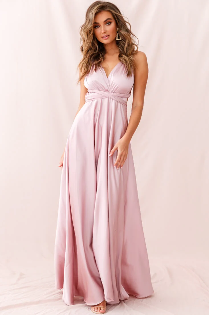 Ariana Multiway Maxi Dress Blush - Image 7