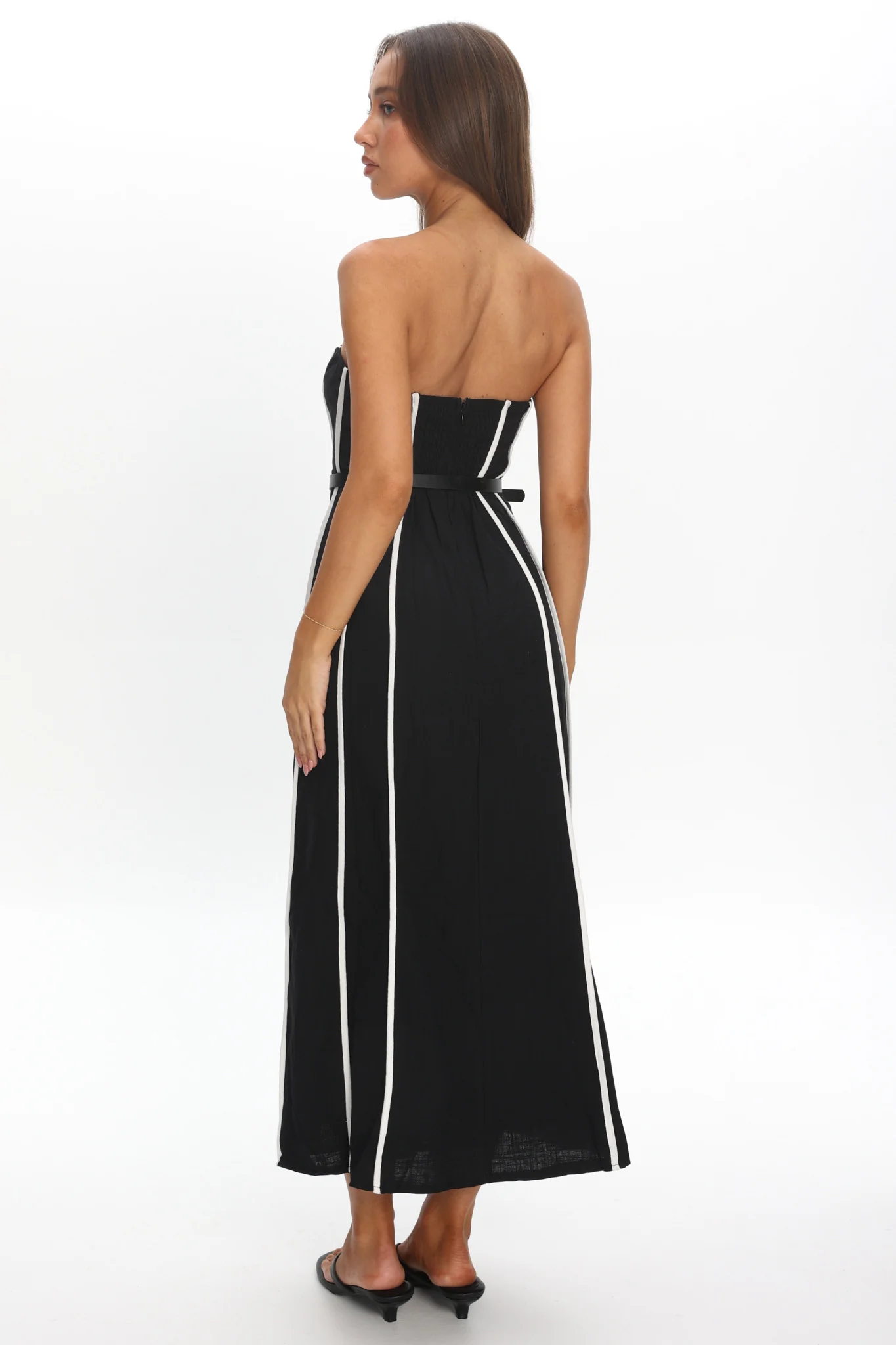 Azalea Sleeveless Midi Dress Black - Image 3