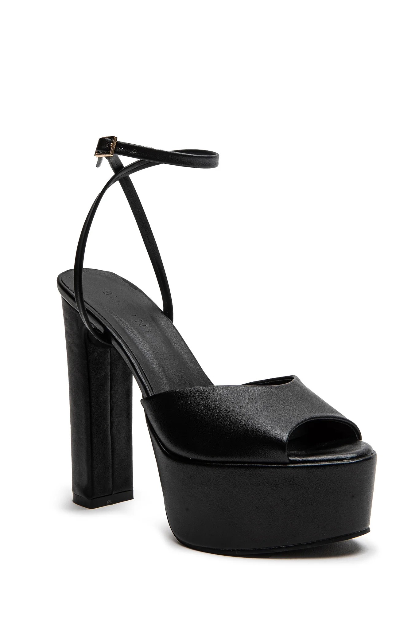 BiLLiNi Farley High Platform Block Heel Black - Image 3