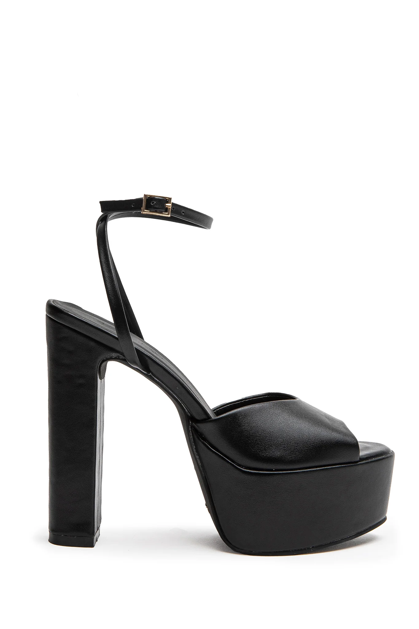 BiLLiNi Farley High Platform Block Heel Black - Image 4