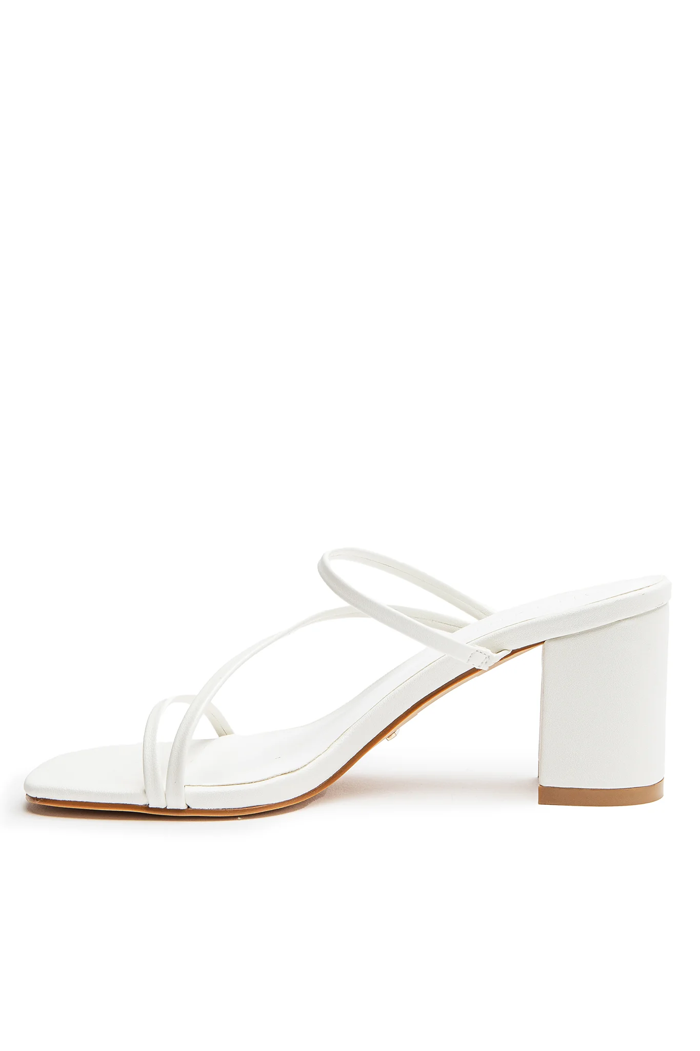 BiLLiNi Yazmin Block Heel White - Image 5