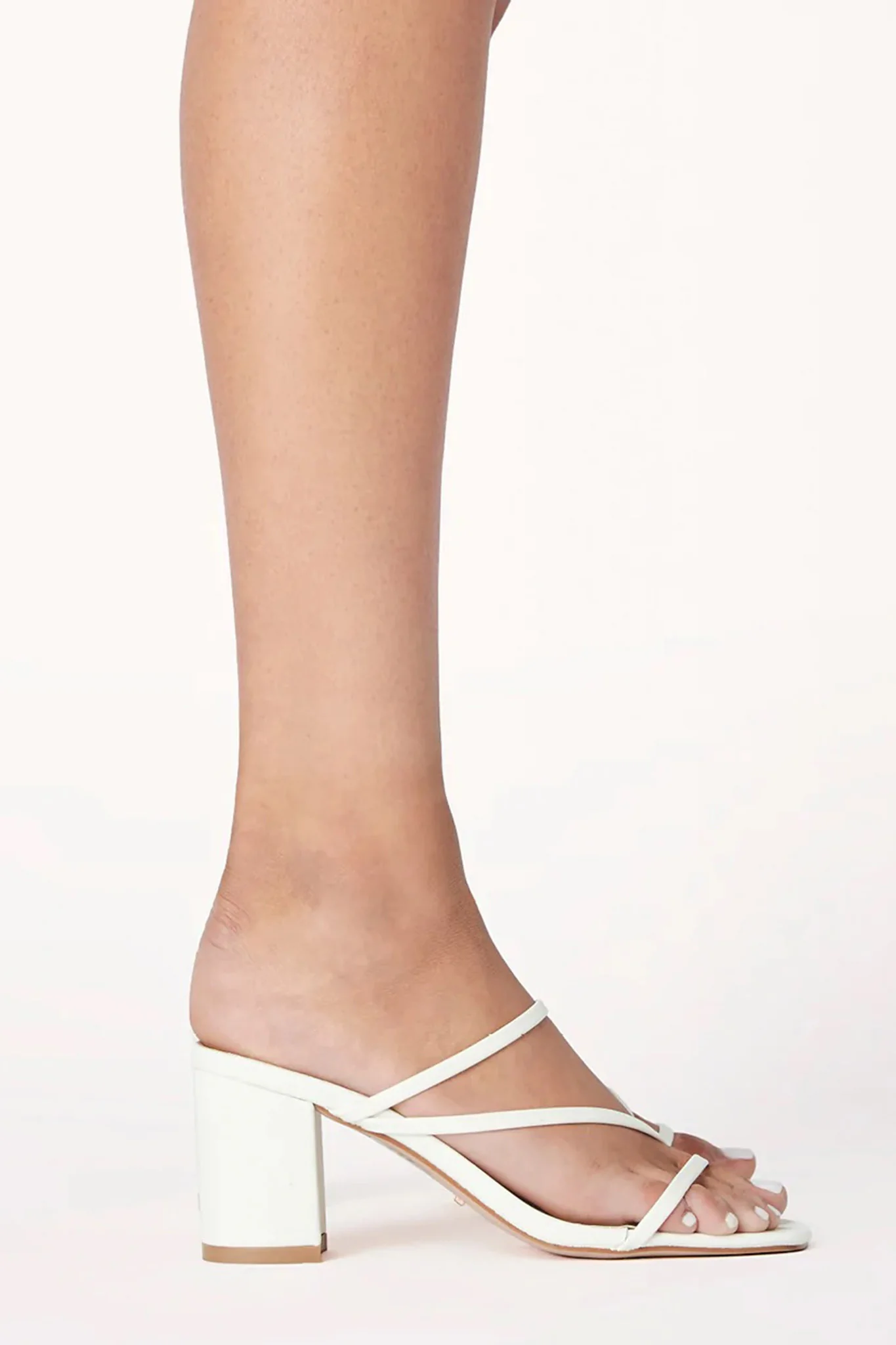 BiLLiNi Yazmin Block Heel White - Image 8