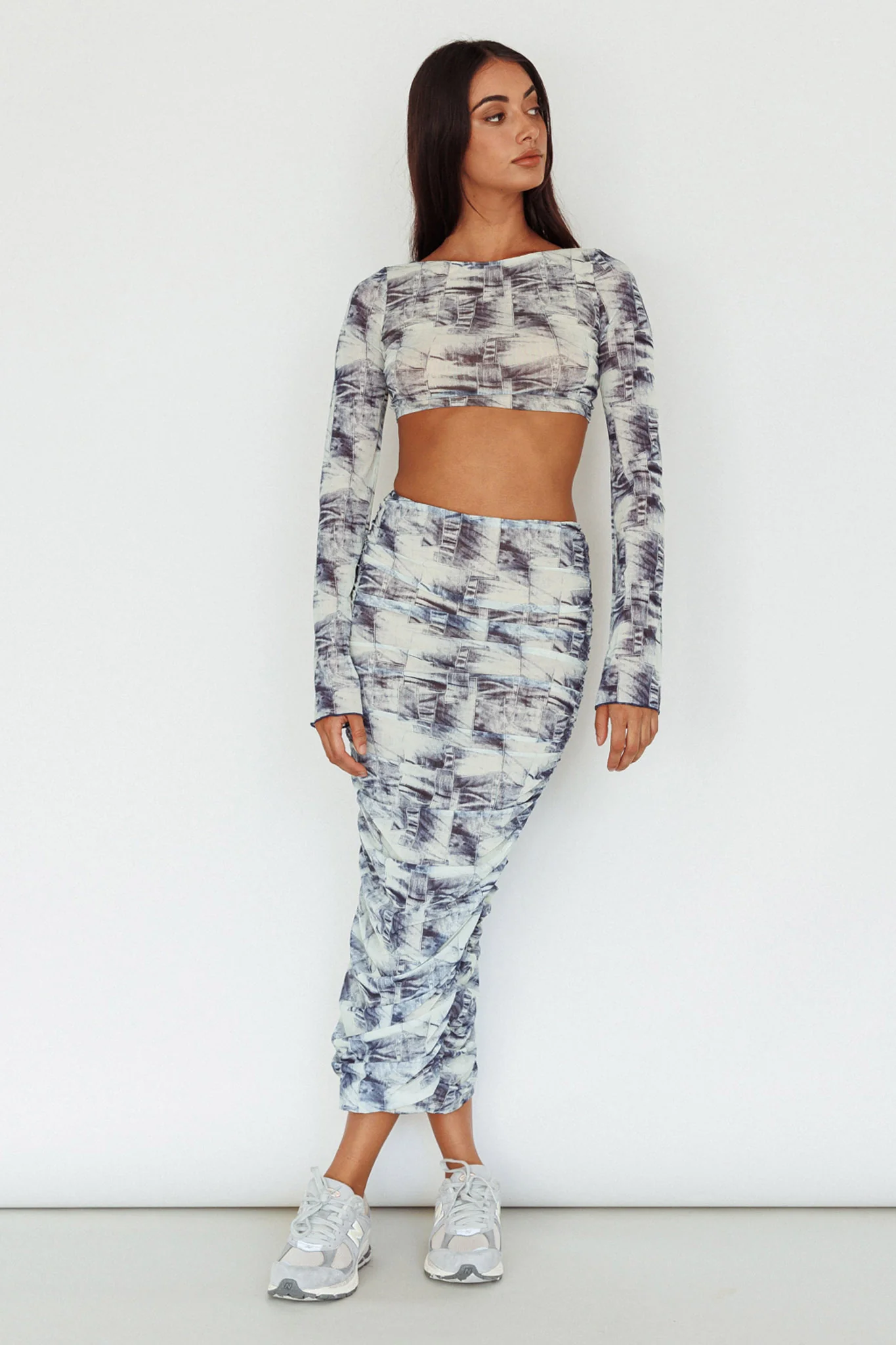 Blue Moons Strap Back Crop Top Indigo Denim - Image 8
