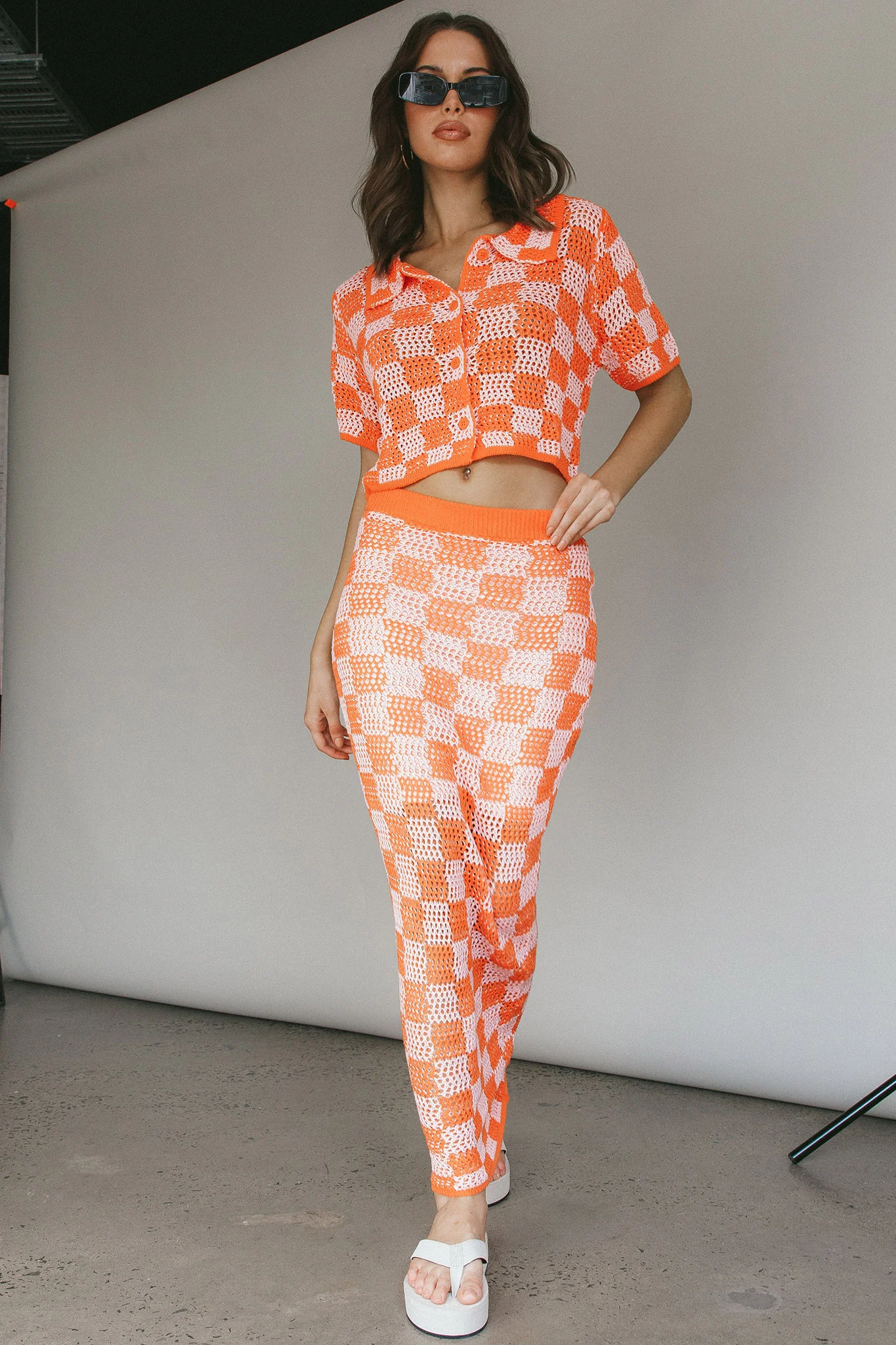 Byron Bay Crochet Maxi Skirt Sunset - Image 13