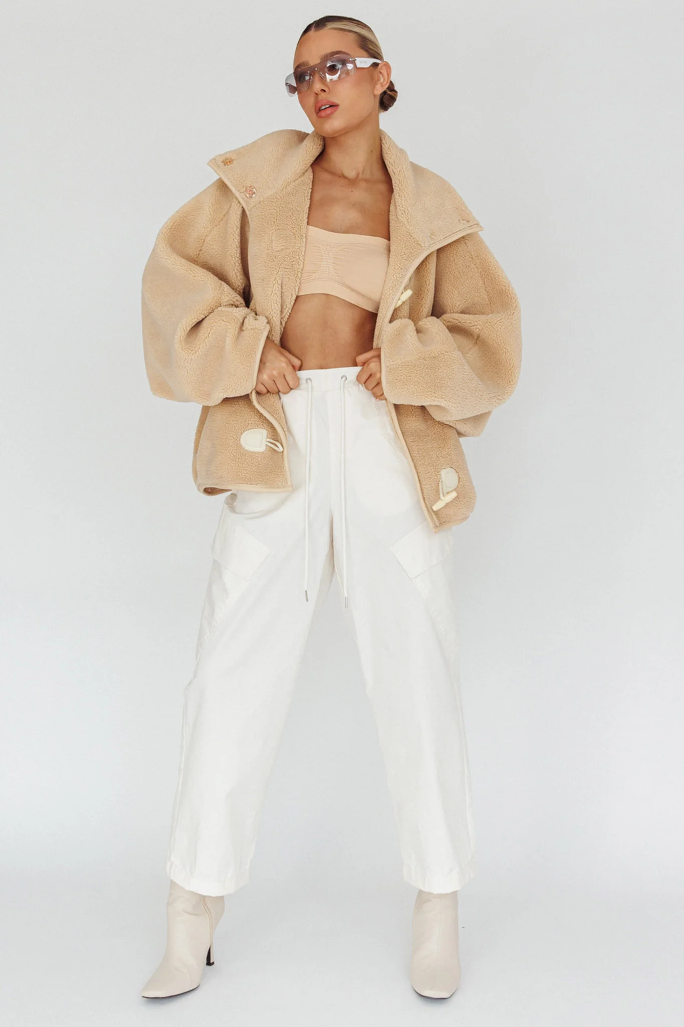 Cambra Toggle Jacket Cream - Image 3