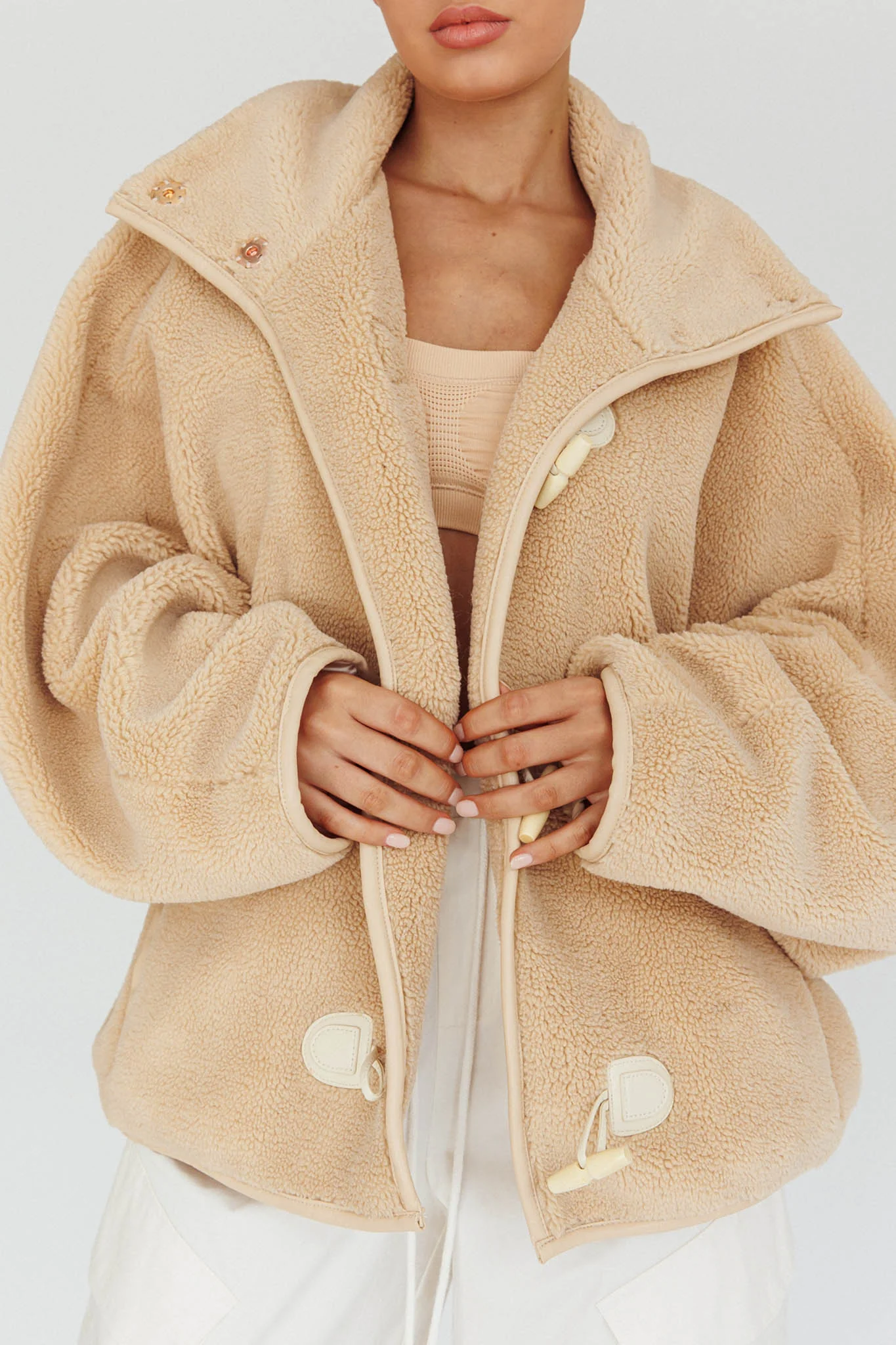 Cambra Toggle Jacket Cream - Image 4