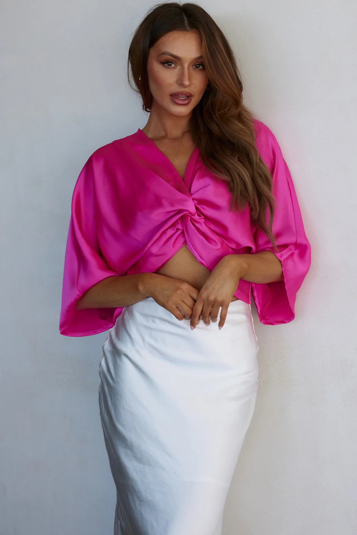 Casablanca Twist Top Fuchsia - Image 4
