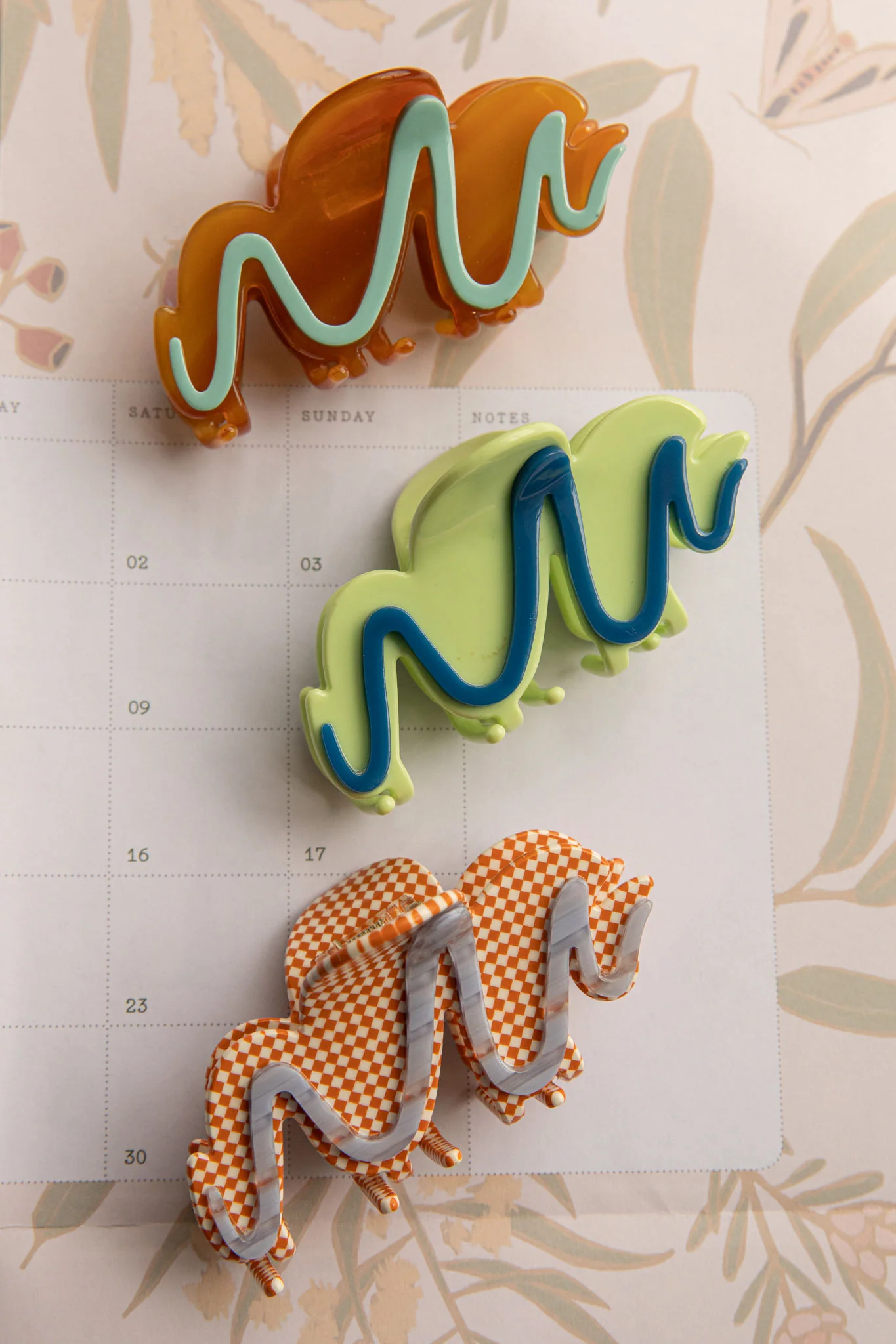 Cloudy Hair Clip Caramel - Image 2