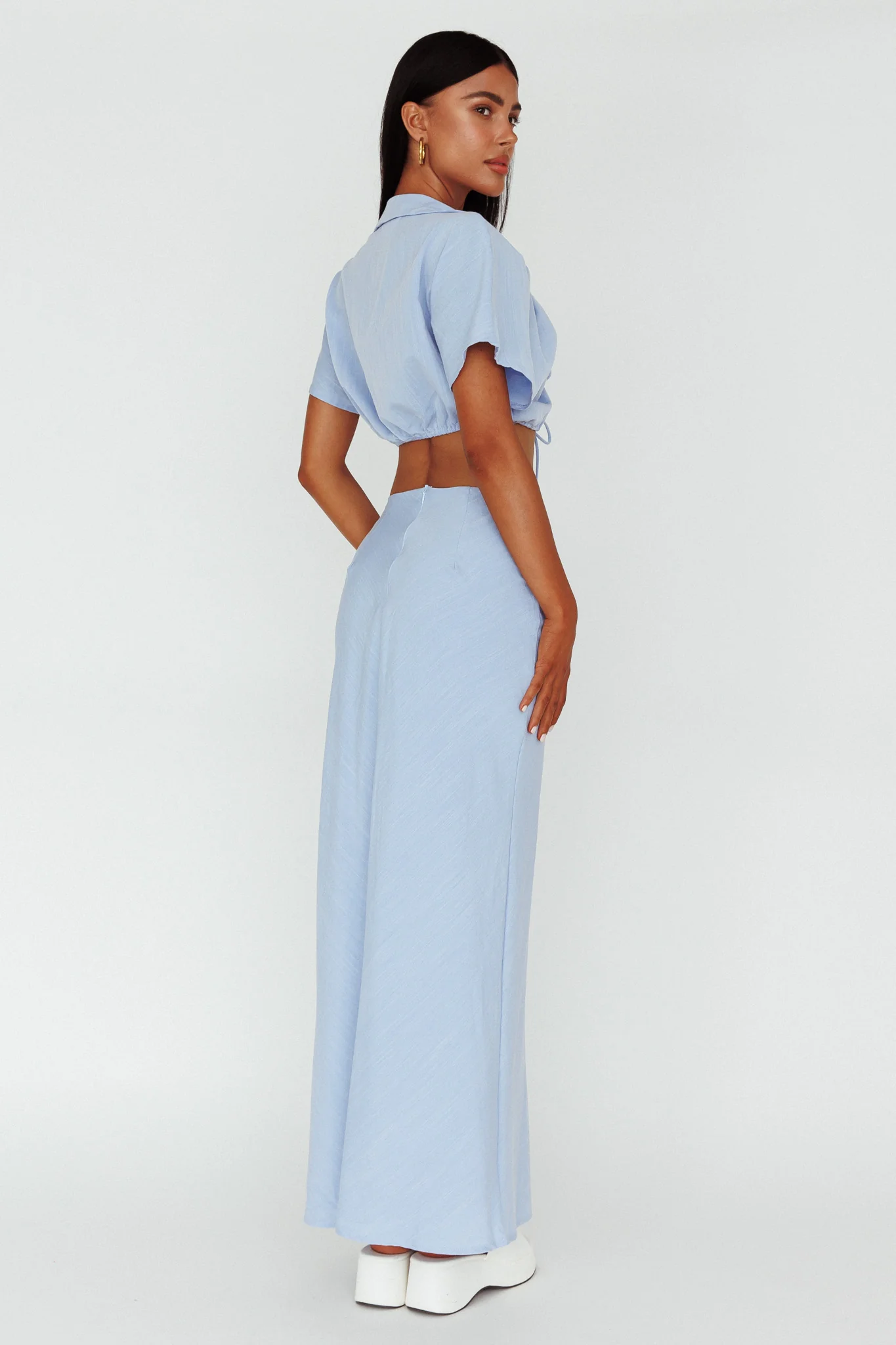 Coast To Coast Maxi Skirt Blue - Image 2