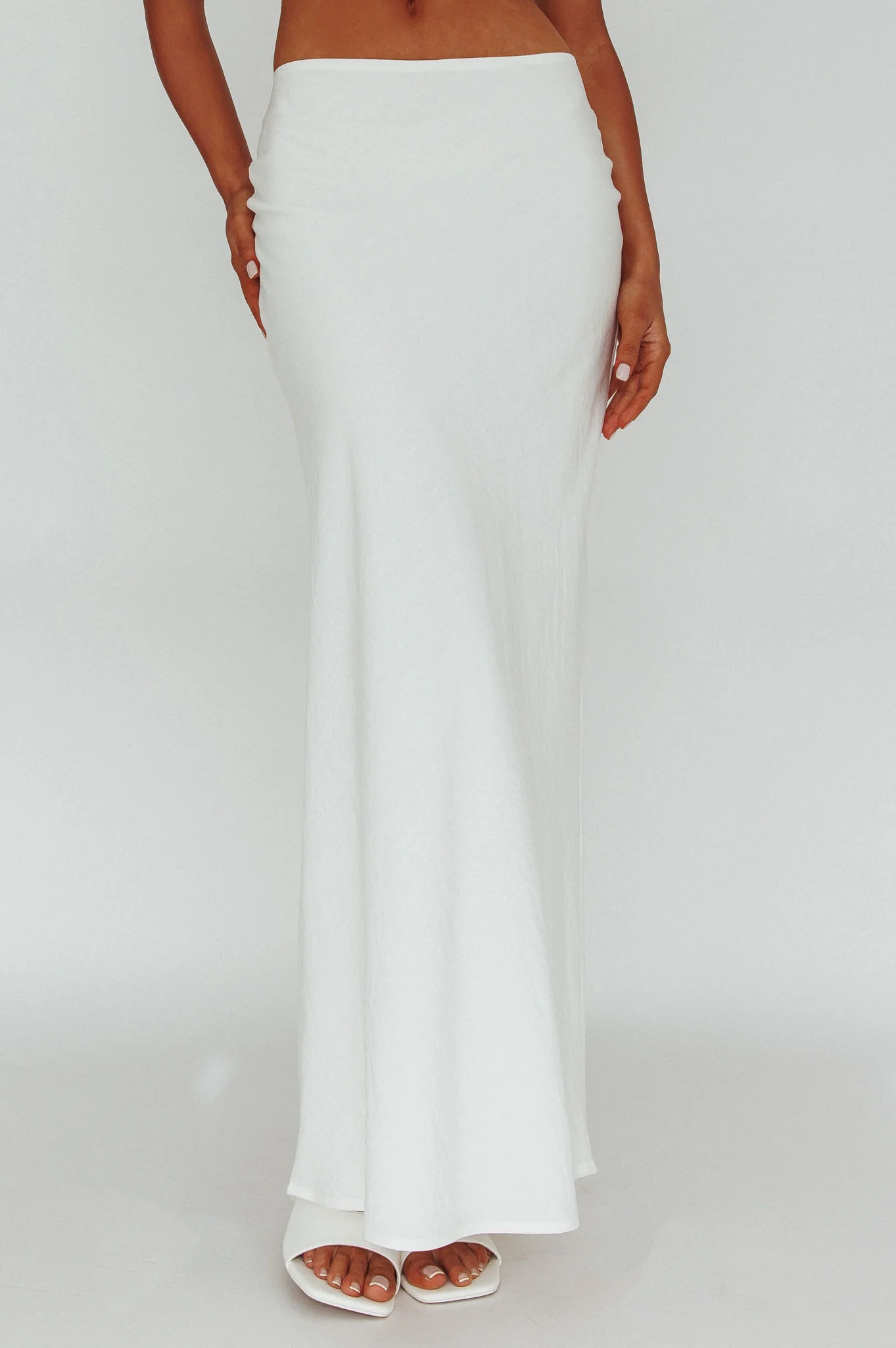 Coast To Coast Maxi Skirt White - Image 3