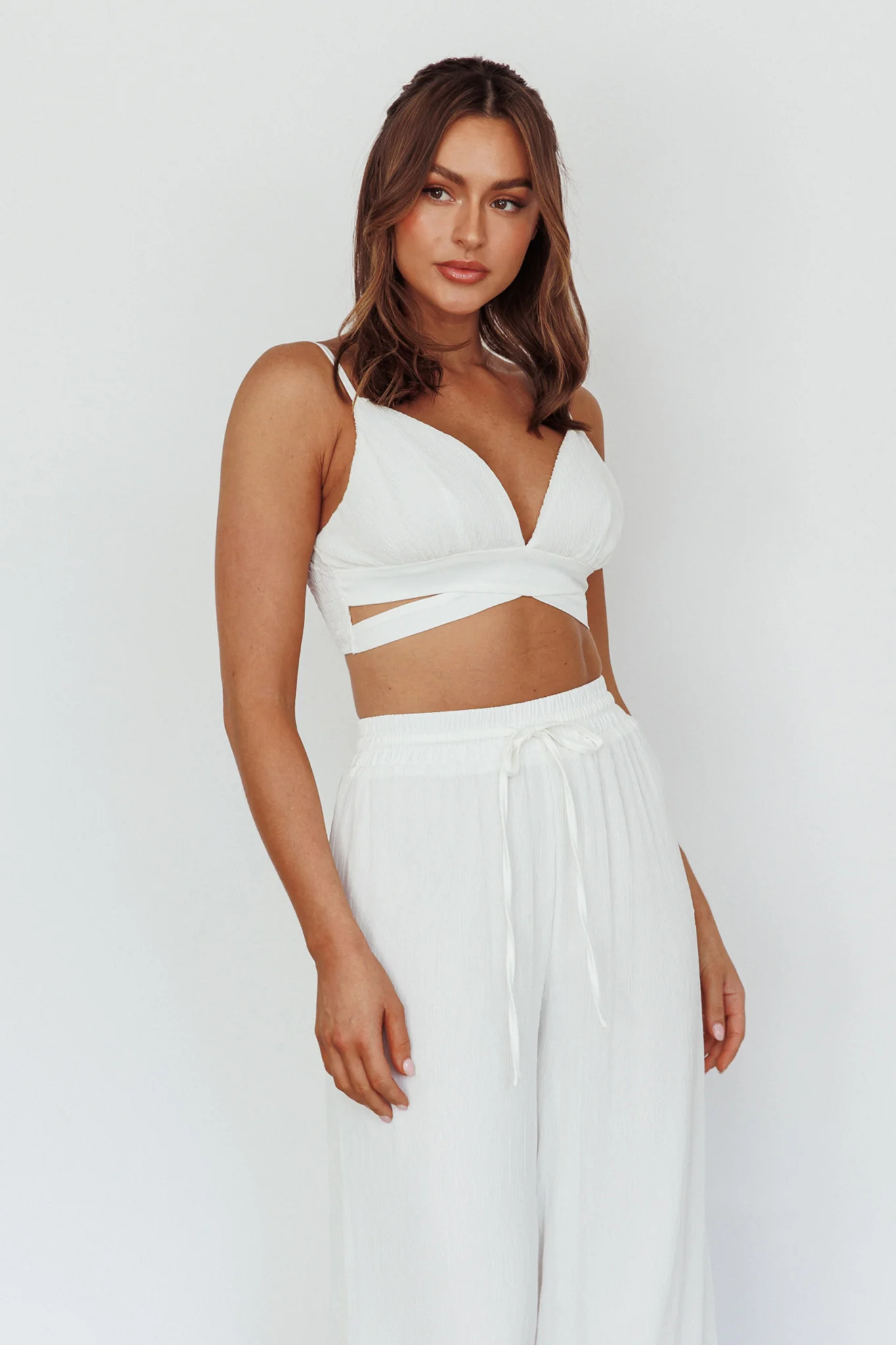 Cove Elasticated Pants Ivory - Image 7