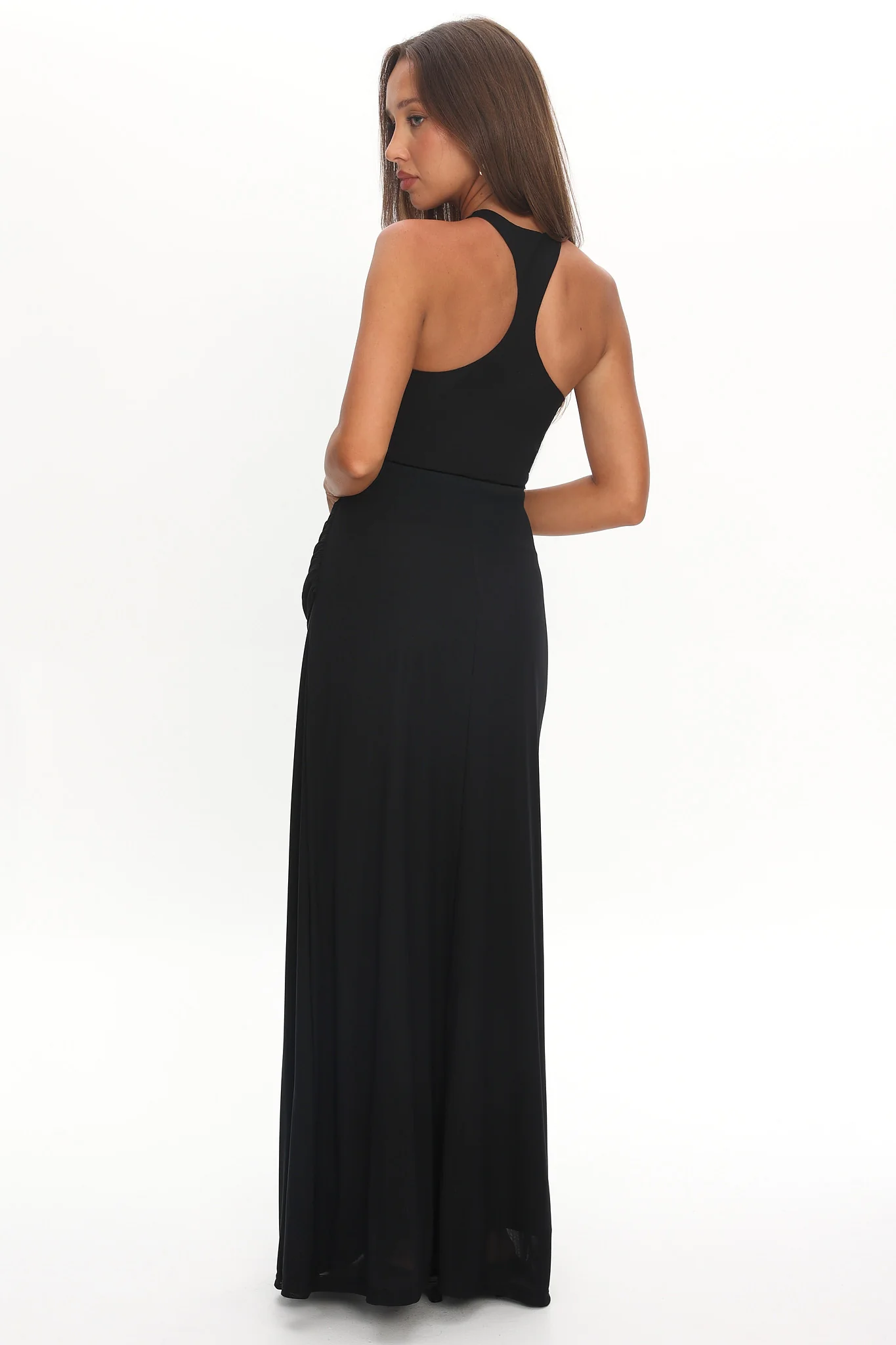 Cresida Keyhole Racerback Maxi Dress Black - Image 2