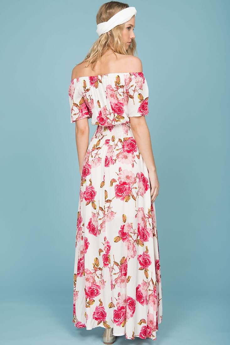Demi Tube Top Maxi Dress White - Image 4