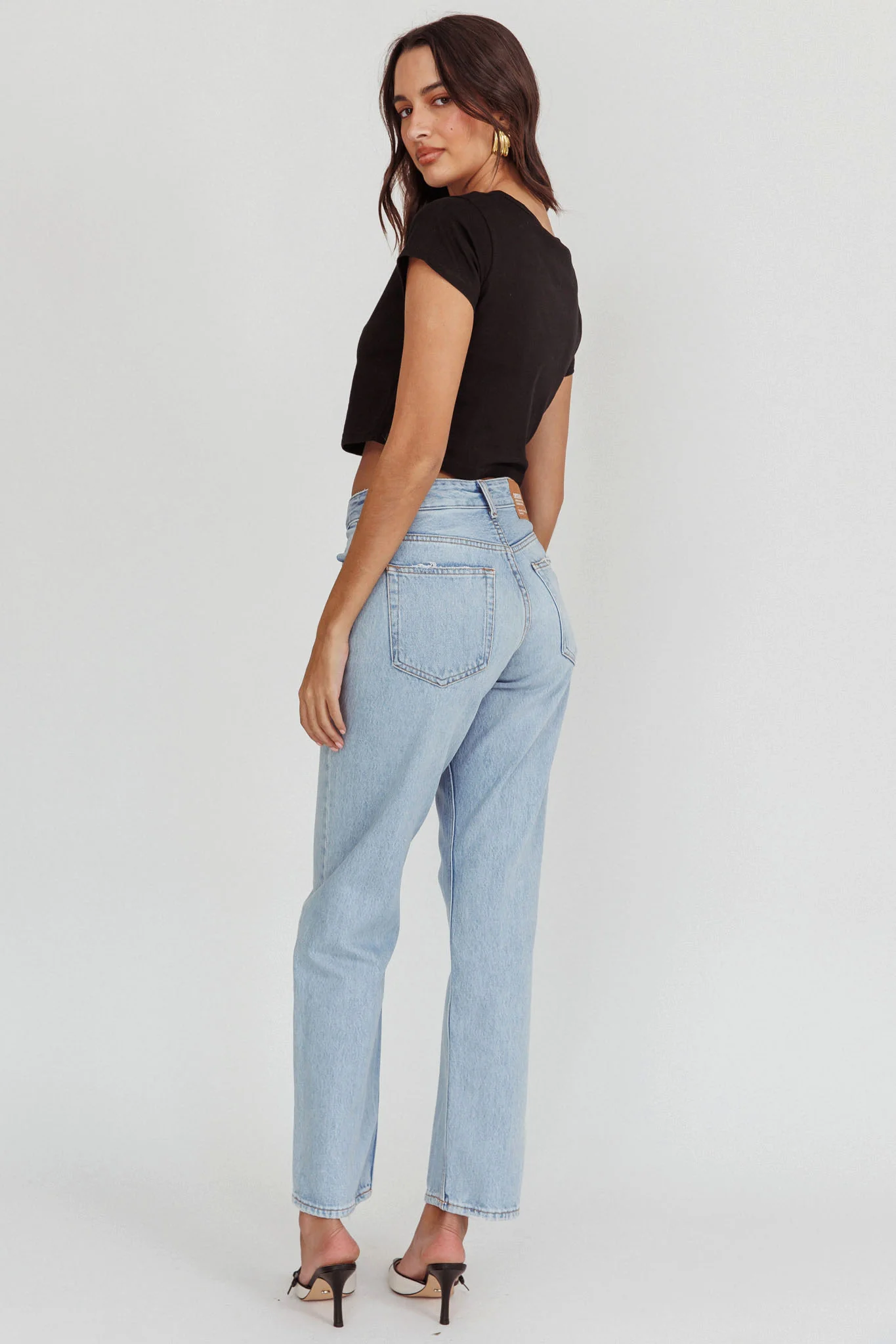 DR DENIM Arch Straight Jeans Stream Light Used - Image 3