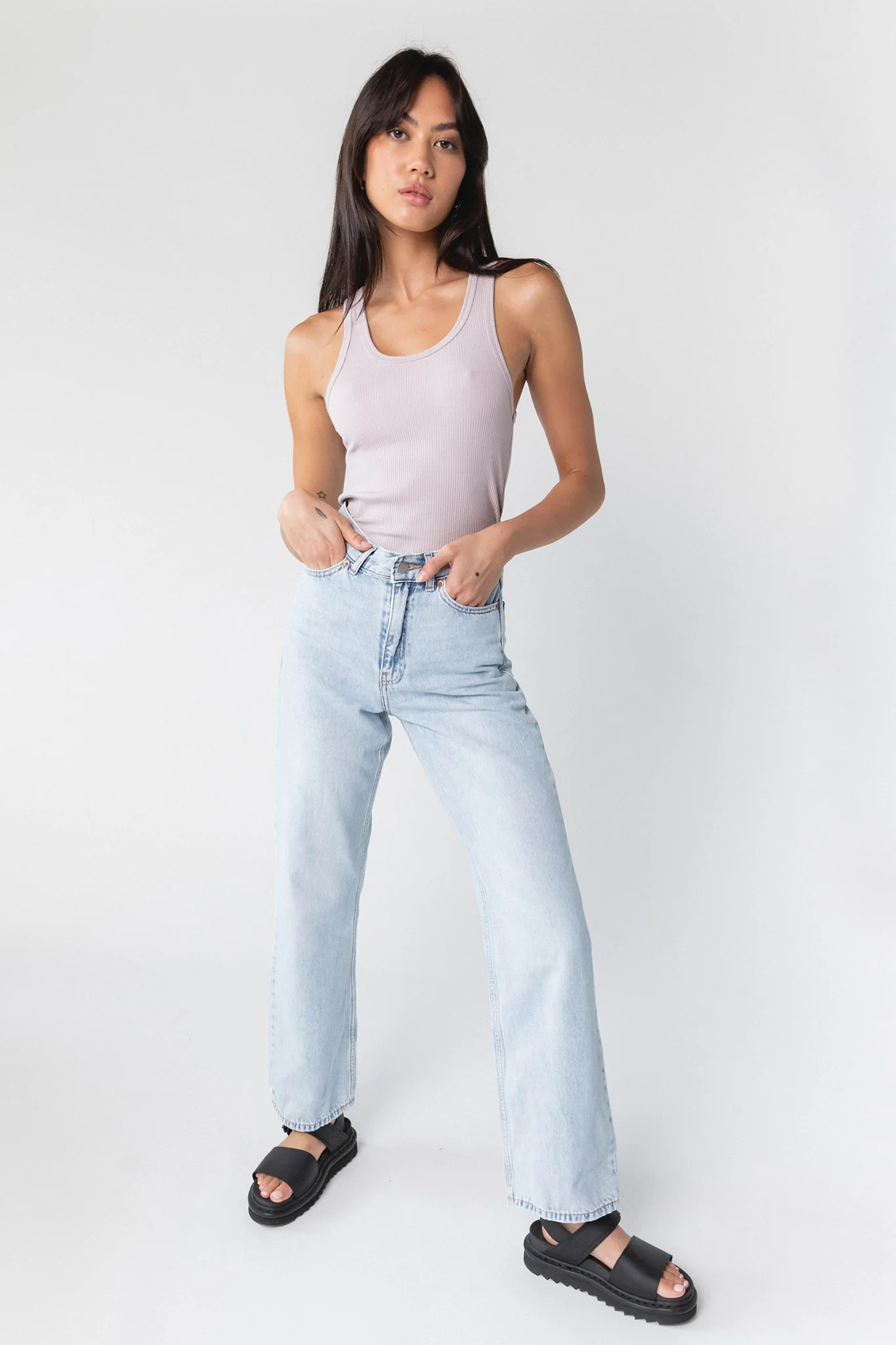 DR DENIM Echo Jeans Bleach Sky - Image 6
