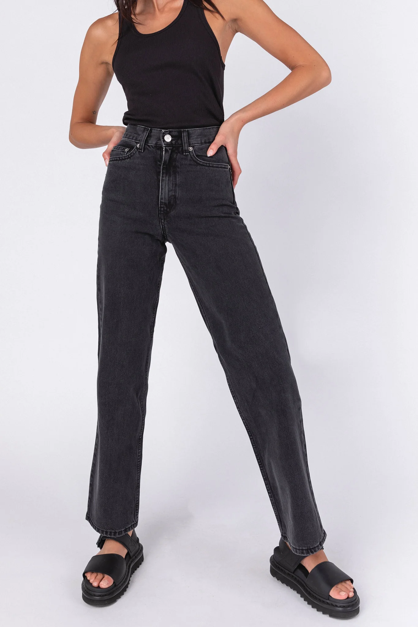 DR DENIM Echo Jeans Concrete Black - Image 2
