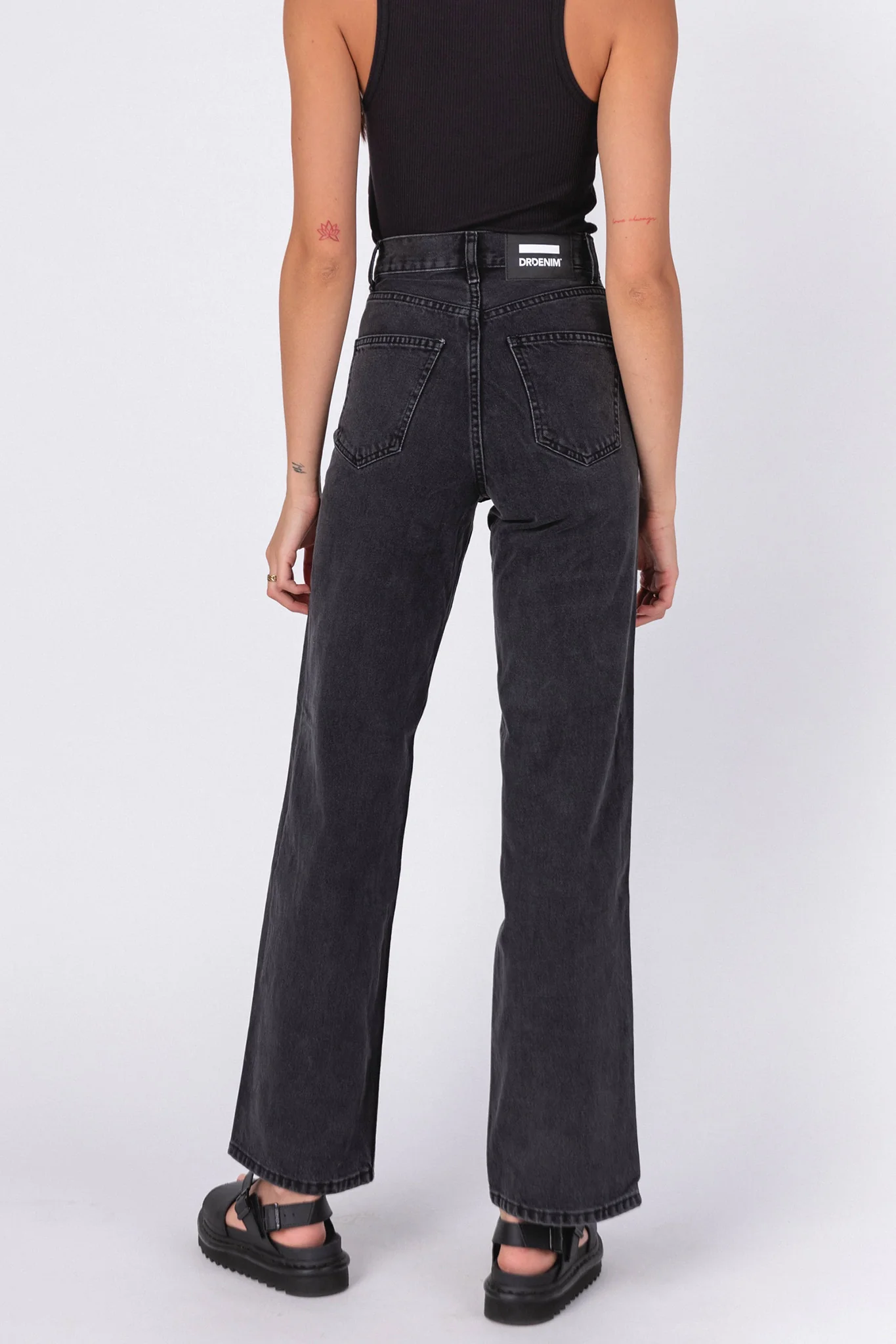 DR DENIM Echo Jeans Concrete Black - Image 3