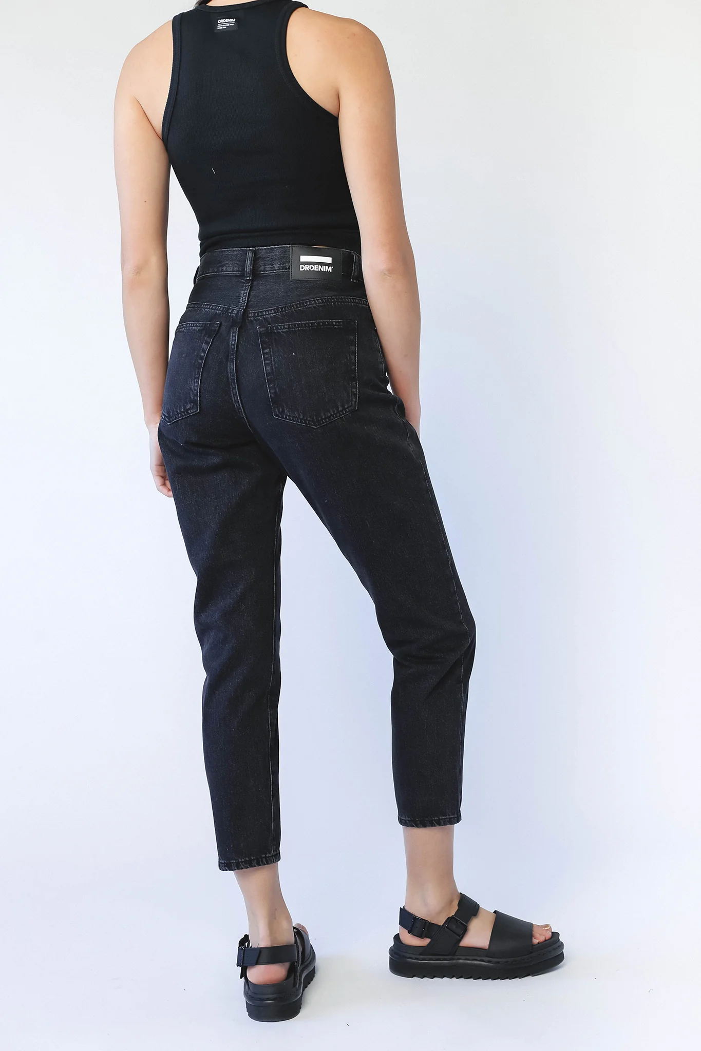 DR DENIM Nora Jeans Black Retro - Image 6