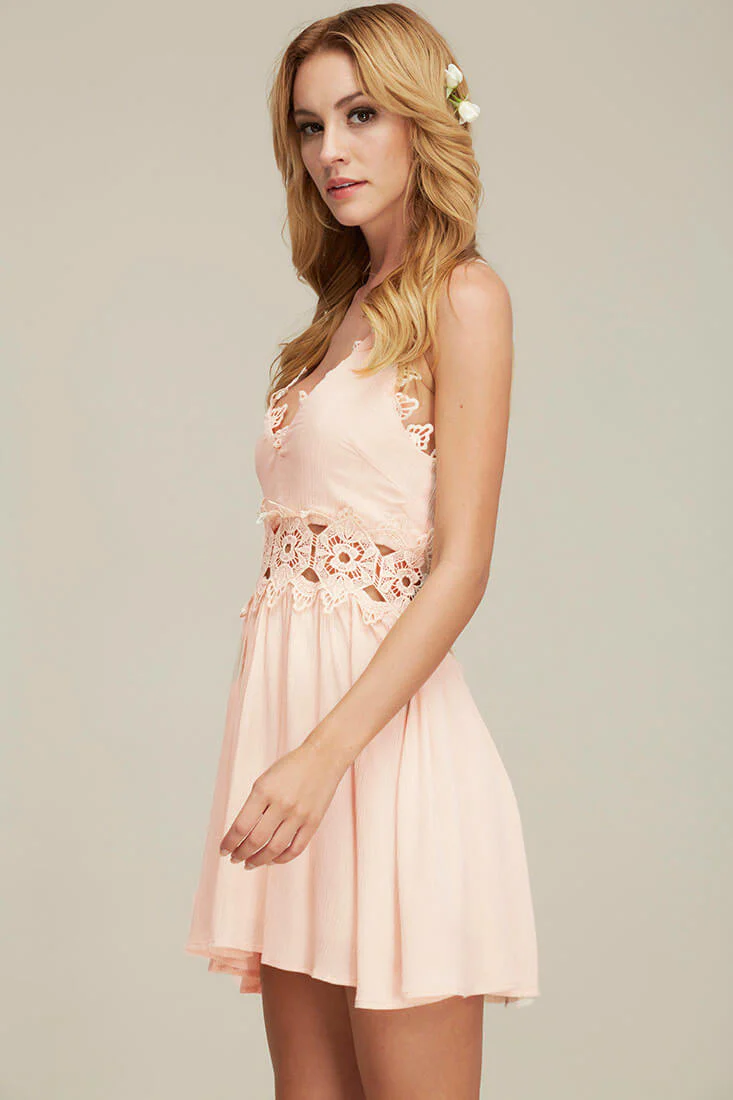 Dreamer Casual Mini Dress Pink - Image 2