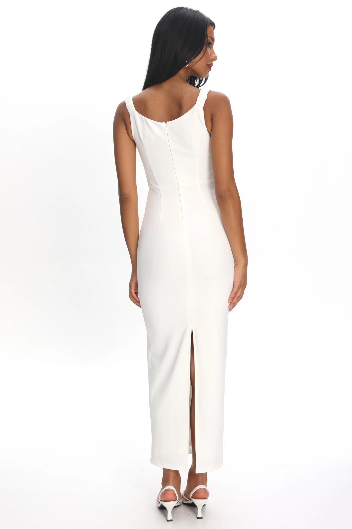 Eala Maxi Dress Off White - Image 3