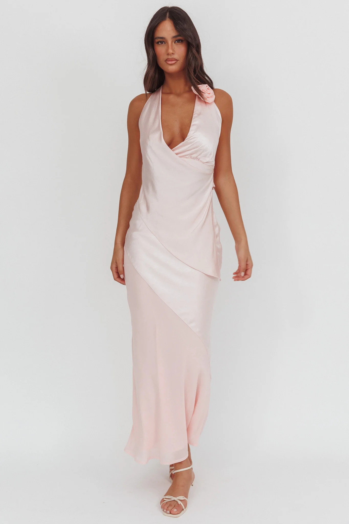 Easy Love Contrast Maxi Skirt Pink - Image 5