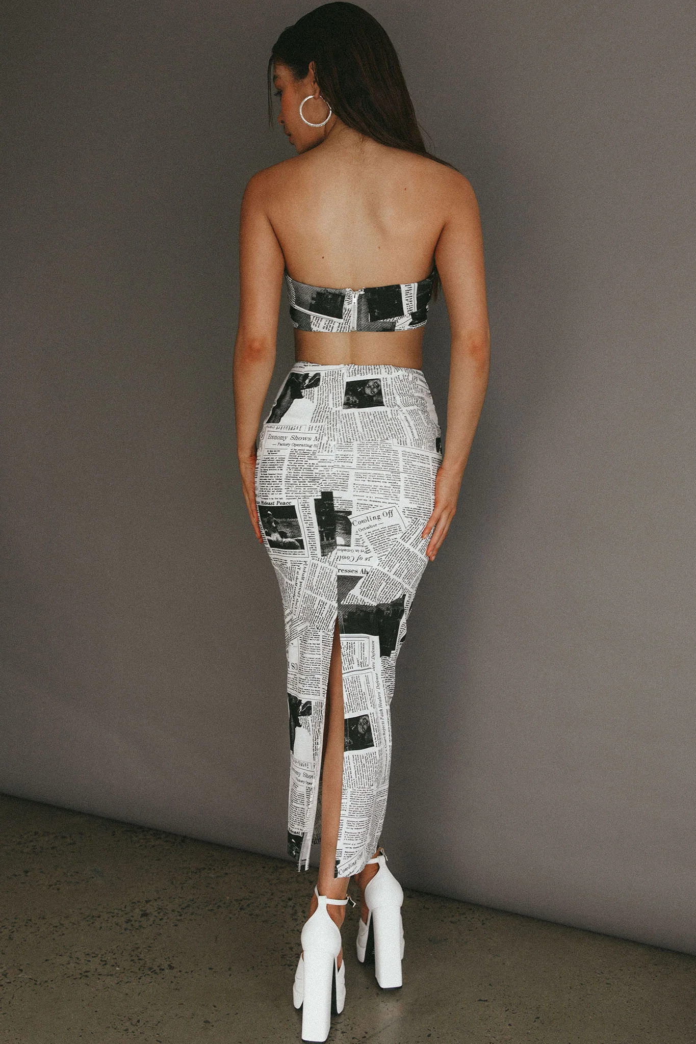 Extra Extra Maxi Skirt White - Image 3