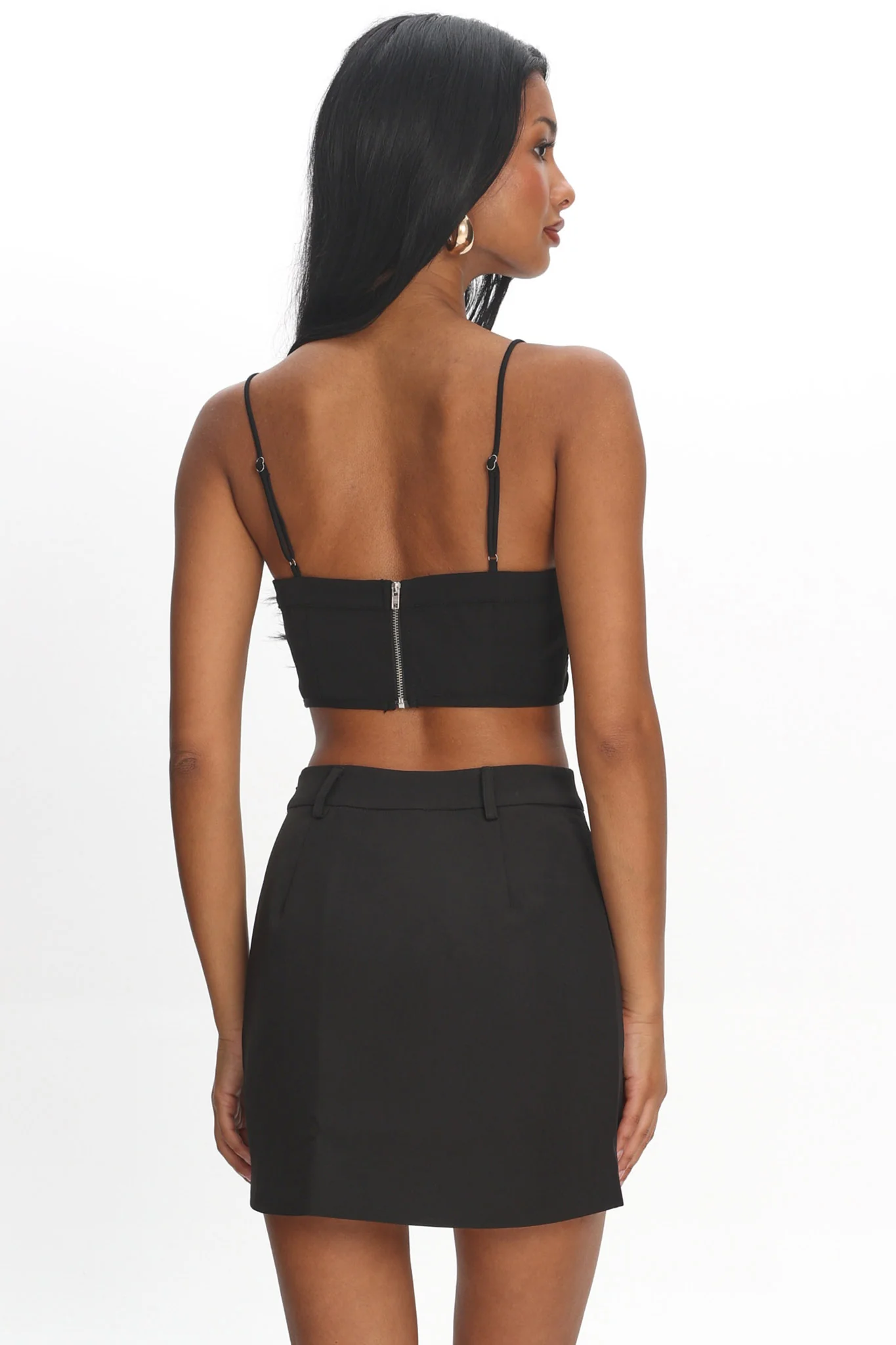 Fellie Mini Skirt Black - Image 3