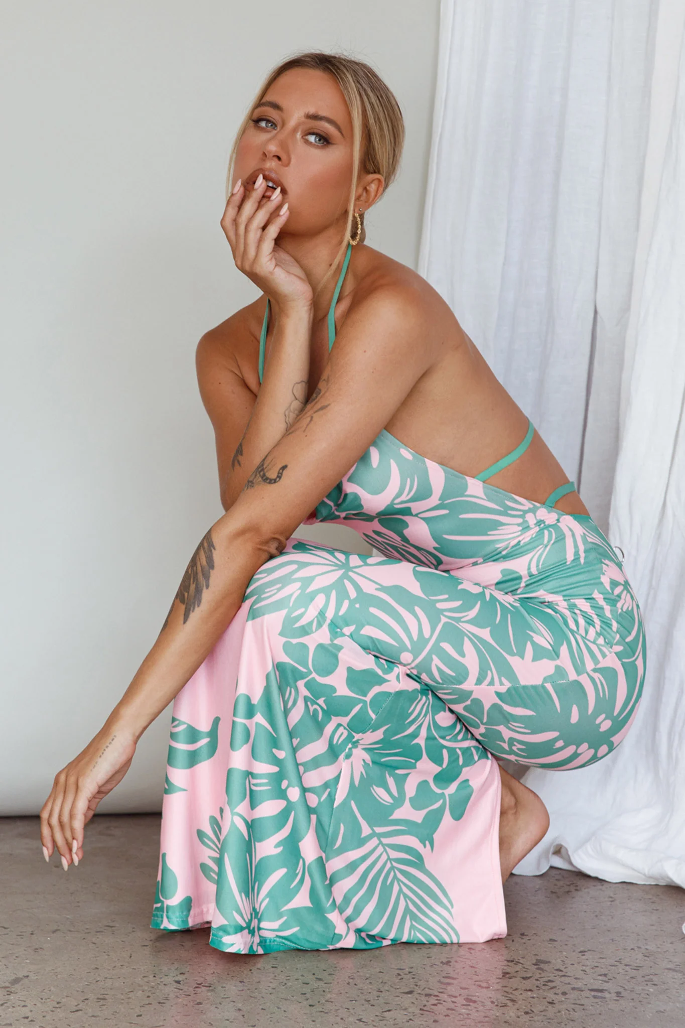 Fiji Feeling Midi Dress Tropical Pink - Image 5