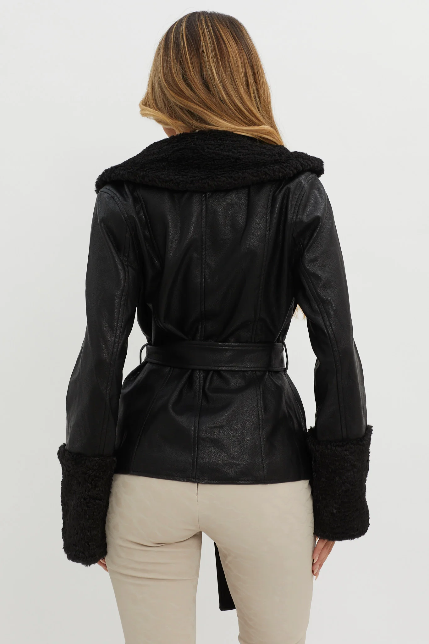 Fireside Teddy Lapel Jacket Black - Image 2