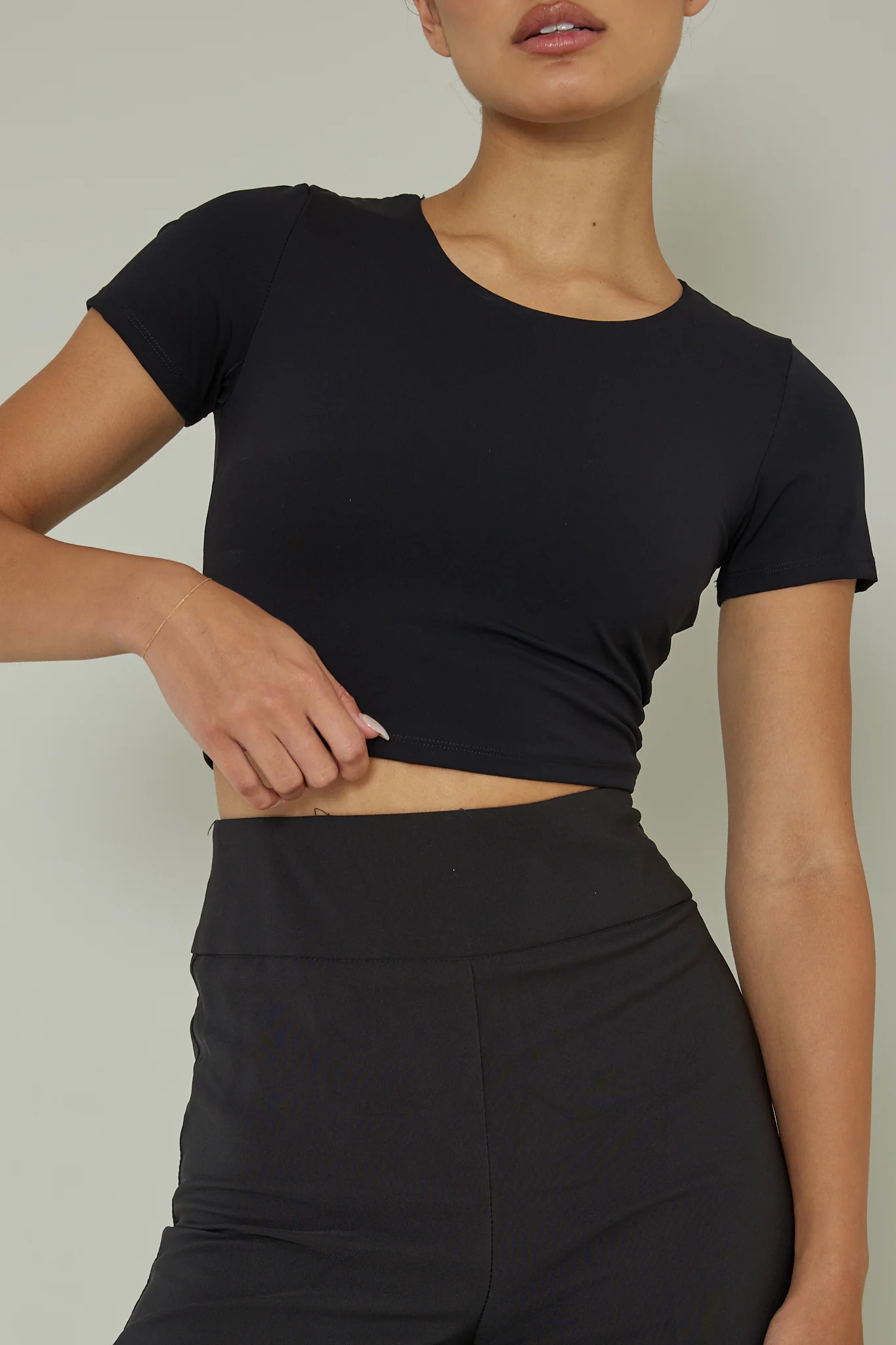 Grammercy Short Sleeve Top Black - Image 4