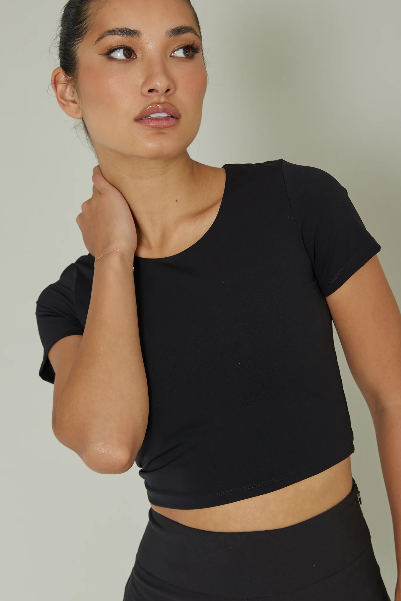 Grammercy Short Sleeve Top Black - Image 5
