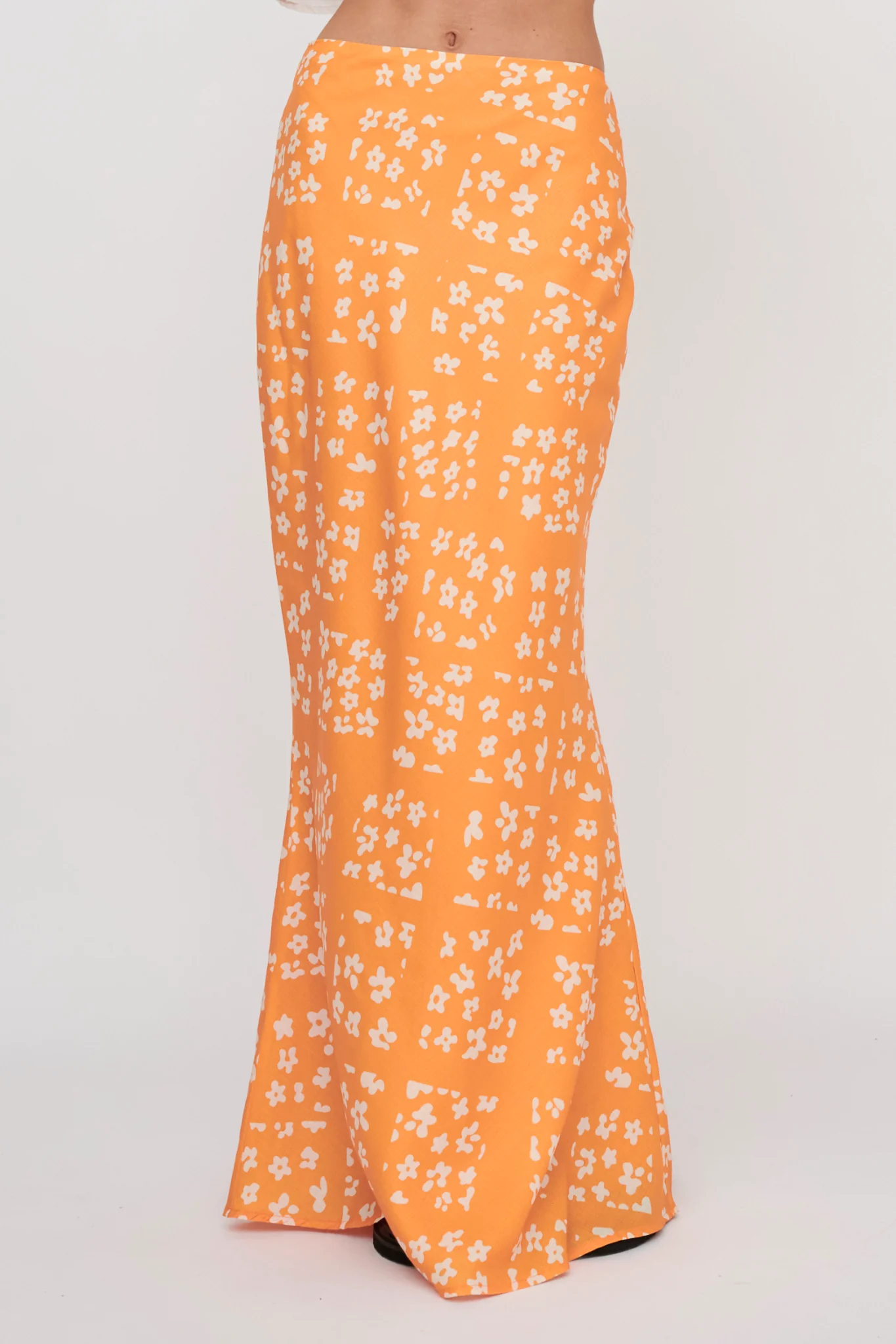 Heart & Soul Maxi Skirt Floral Orange - Image 4