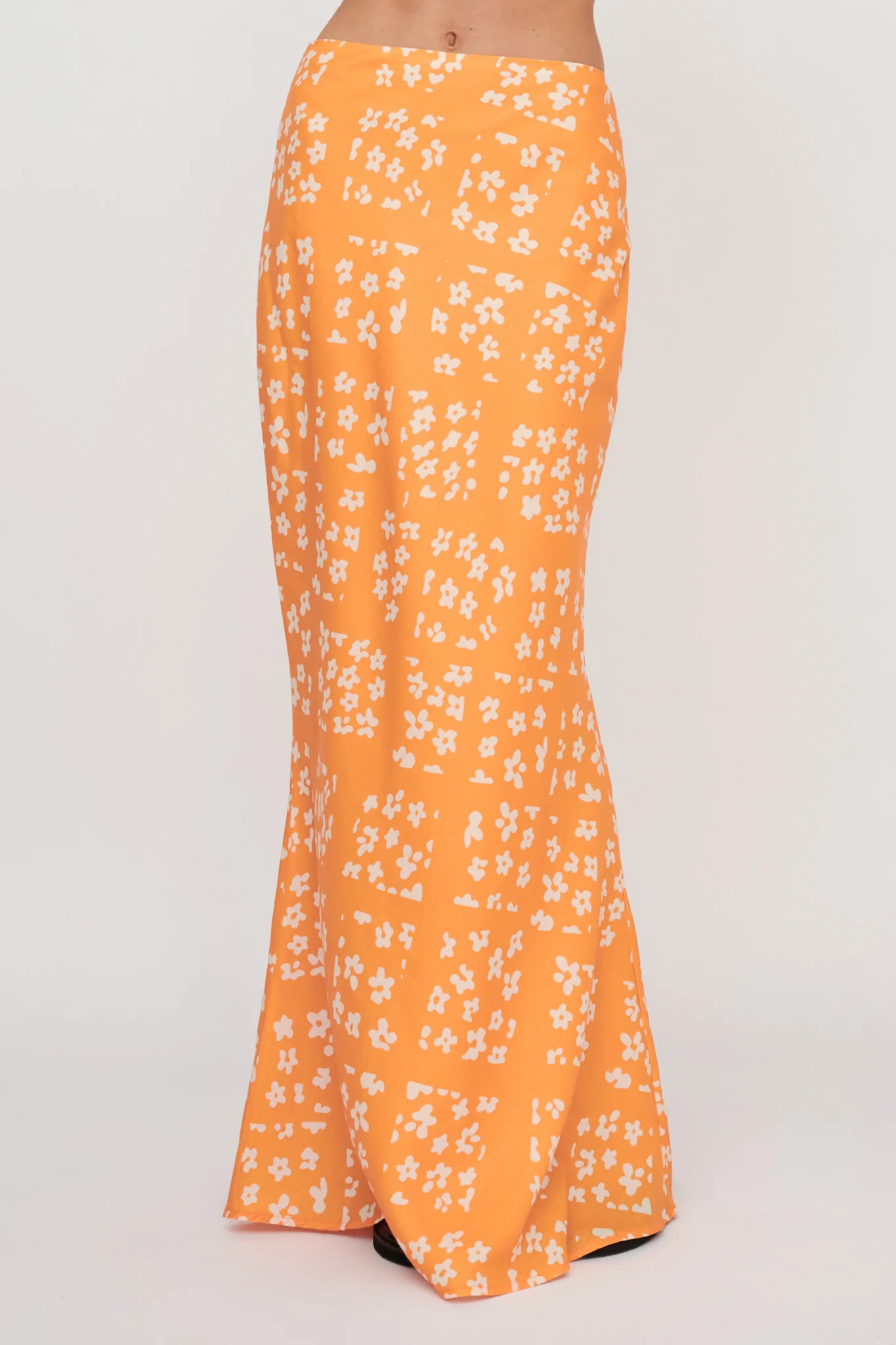 Heart & Soul Maxi Skirt Floral Orange - Image 7
