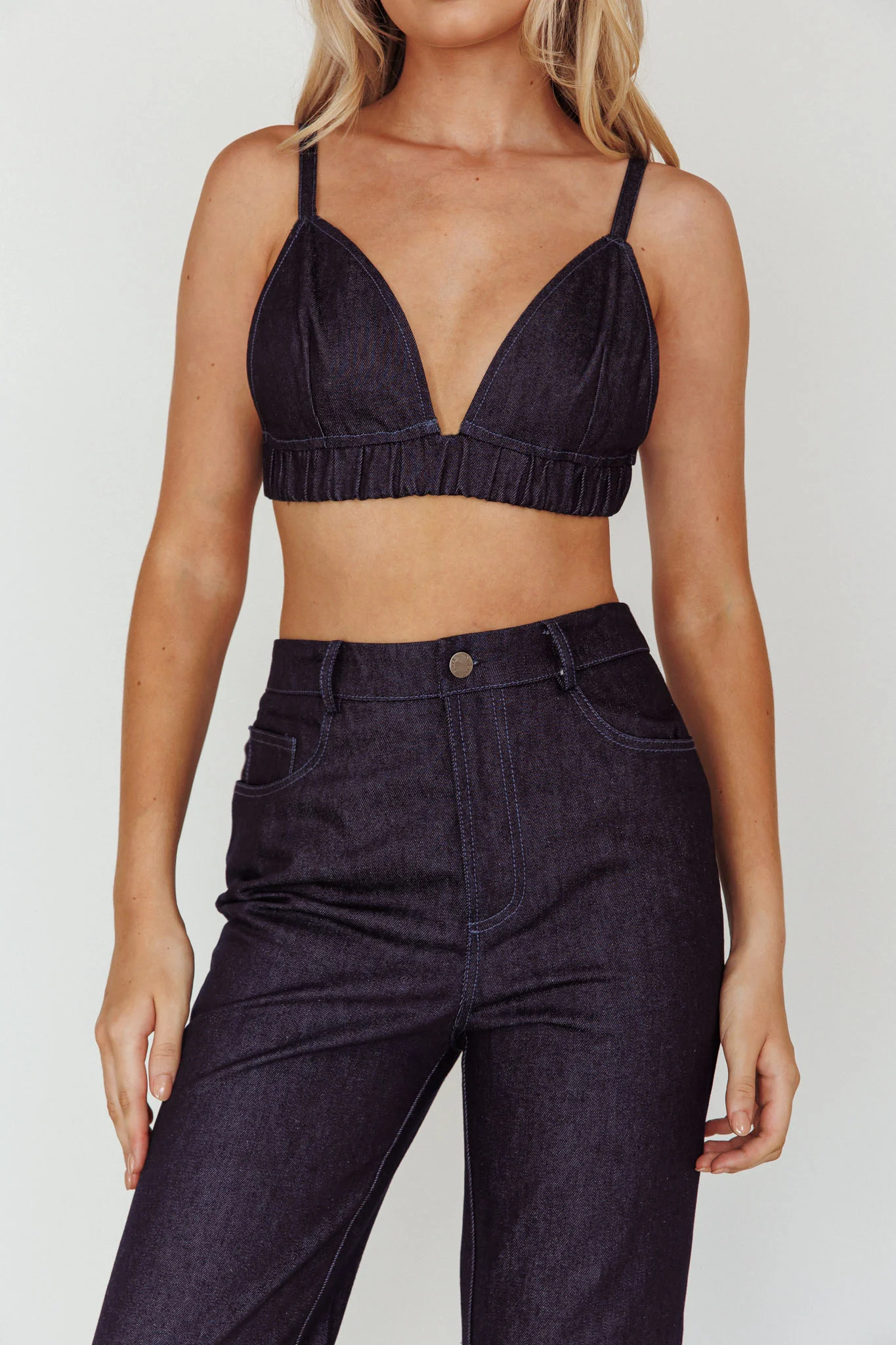 Isalei Straight Leg Pants Denim - Image 9