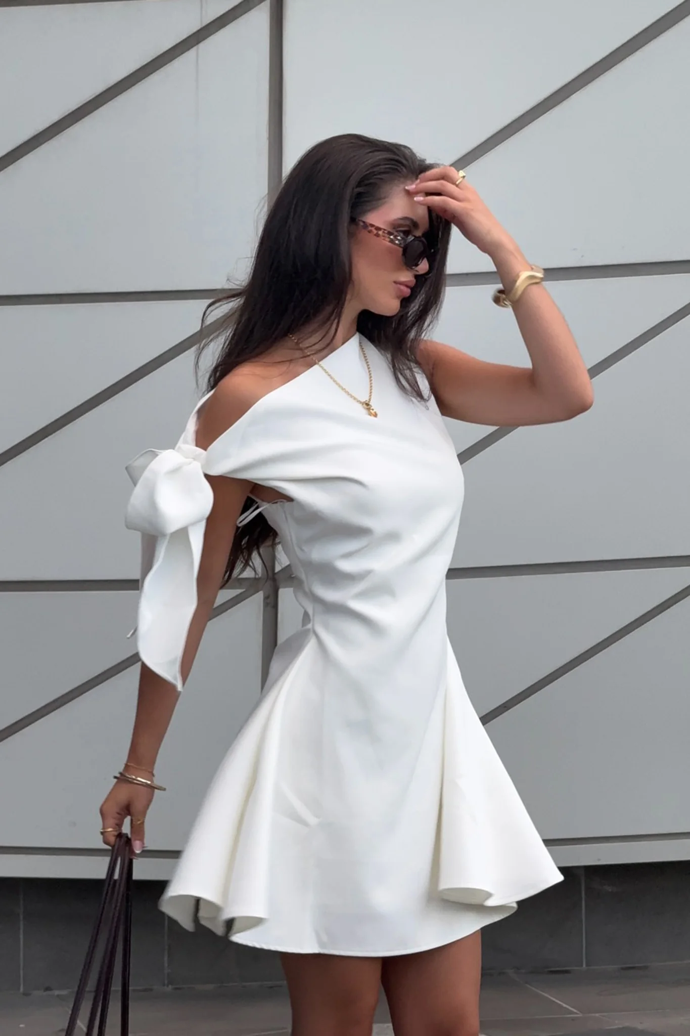It’s A Match Mini Dress White - Image 2