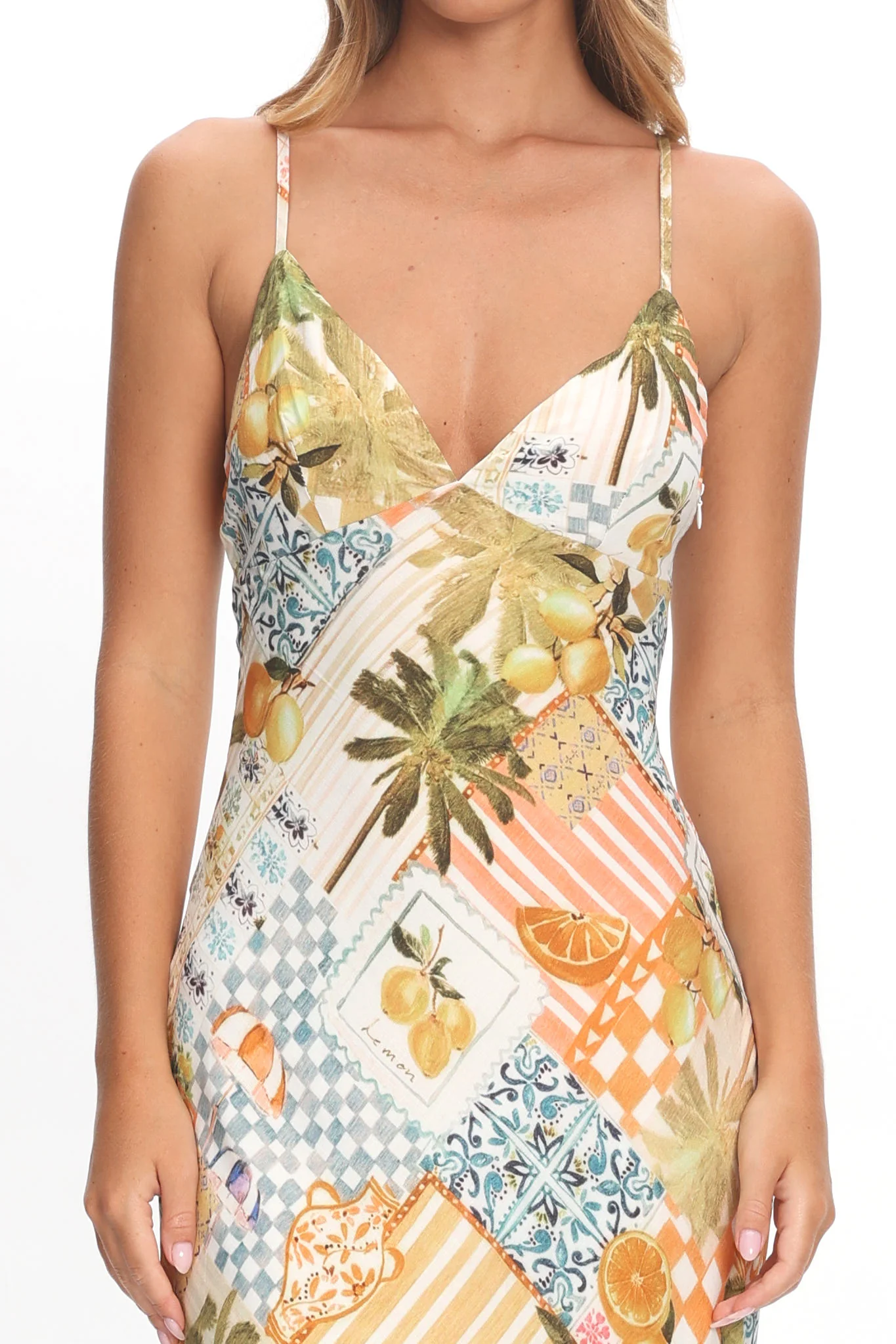 Jaya Floral A-line Maxi Dress Las Palmas - Image 3