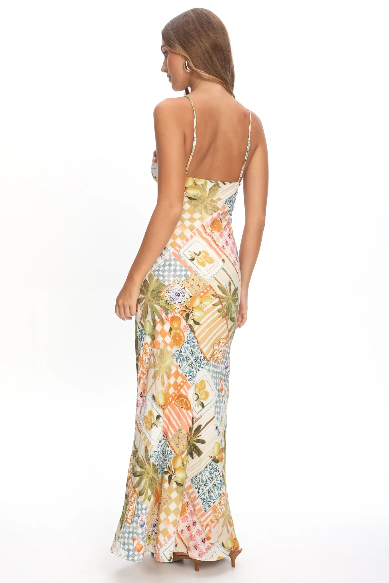 Jaya Floral A-line Maxi Dress Las Palmas - Image 4