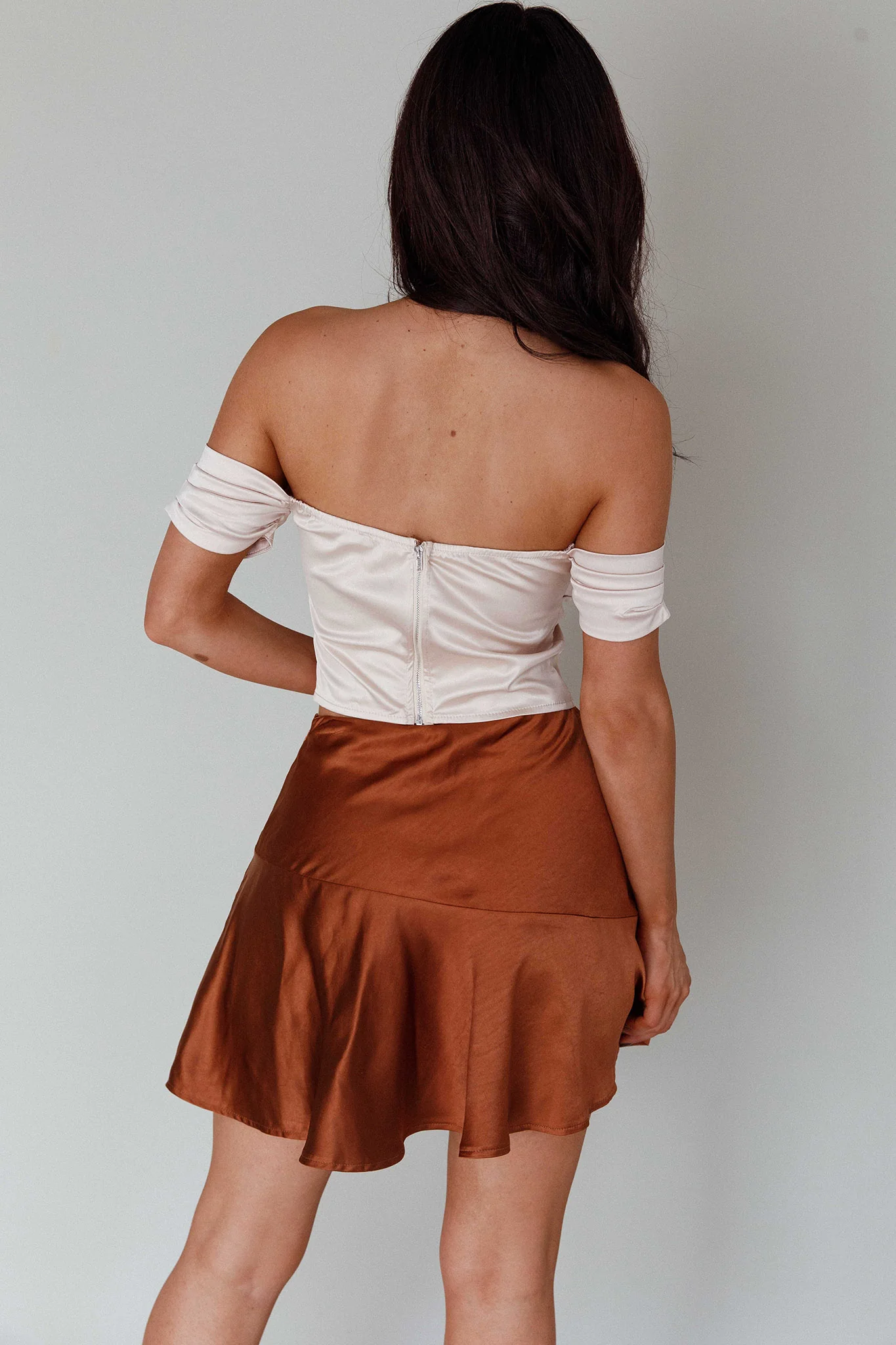 Je T'aime Off-Shoulder Top Champagne - Image 2