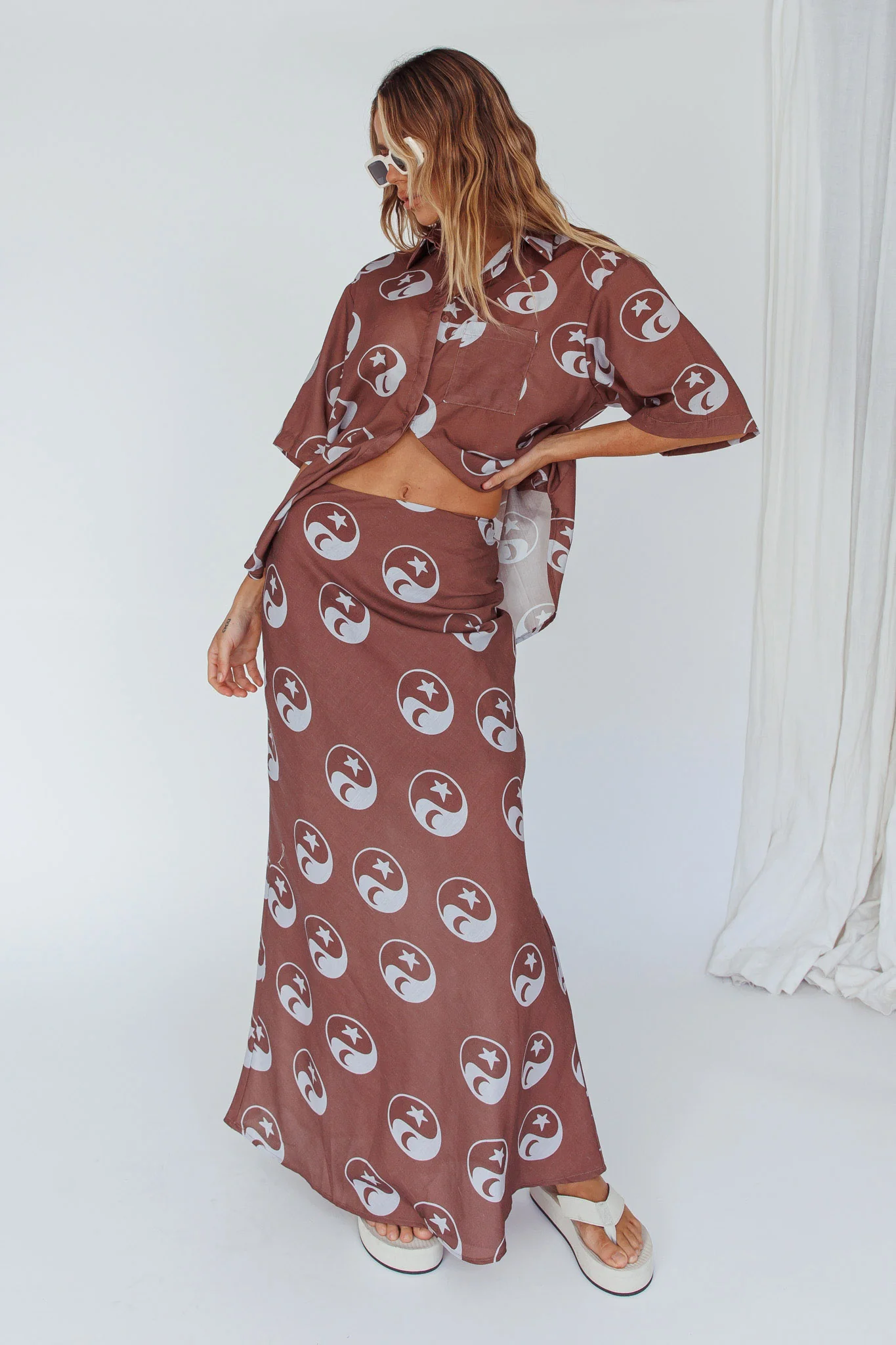 Just A Hunch Maxi Skirt Yin Yang Coco - Image 5