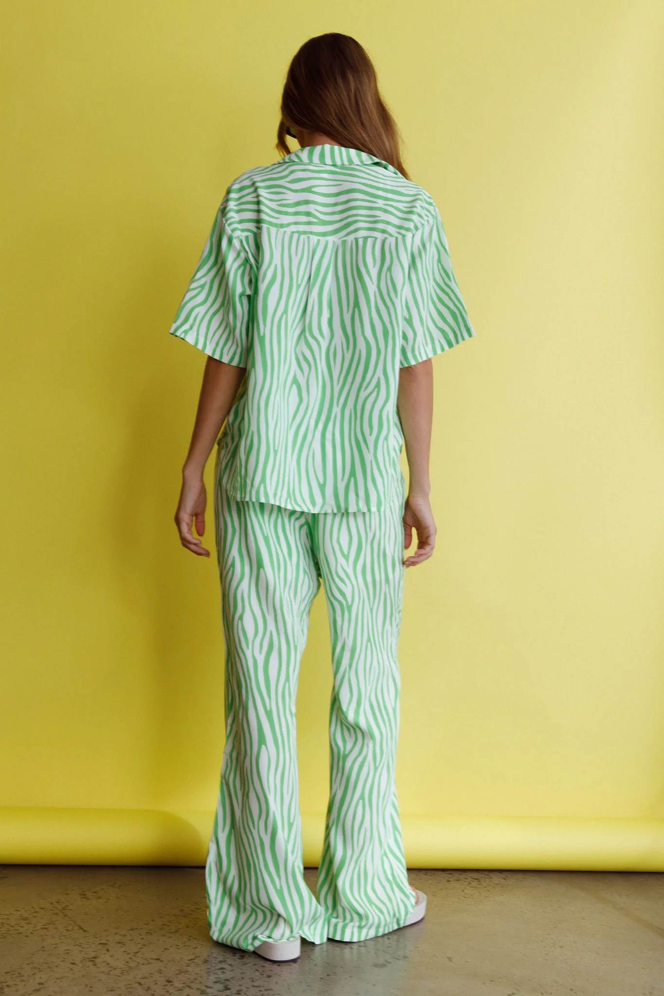 Just A Hunch Pants Zebra Green - Image 3