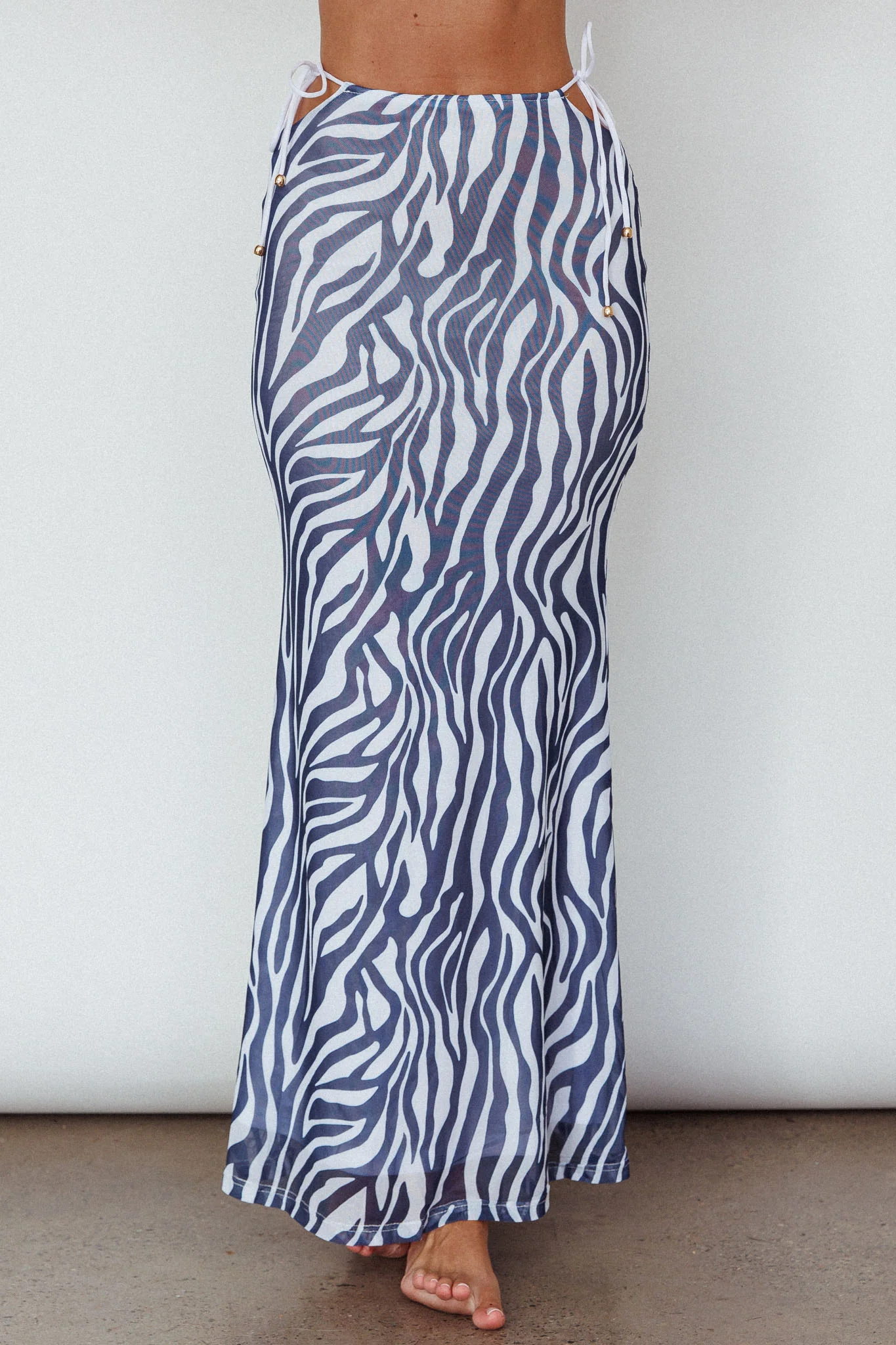 Just Like That Multiway Midi Dress & Scarf Navy - Image 5
