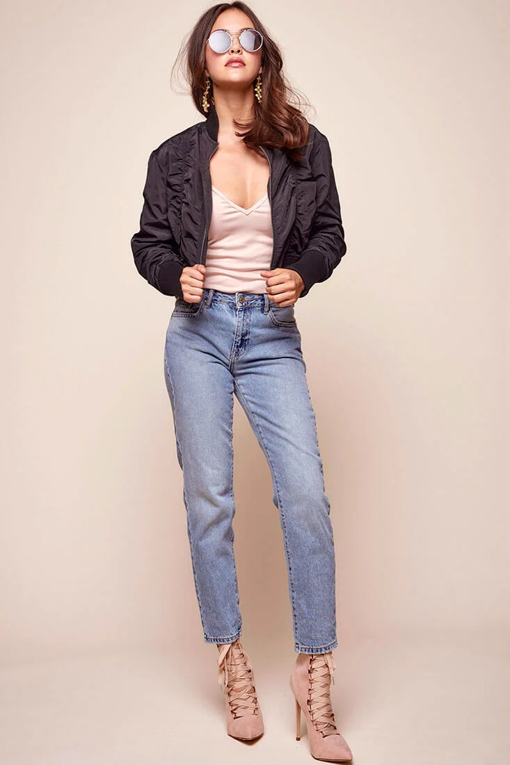 Kinney Biker Jacket Black - Image 2