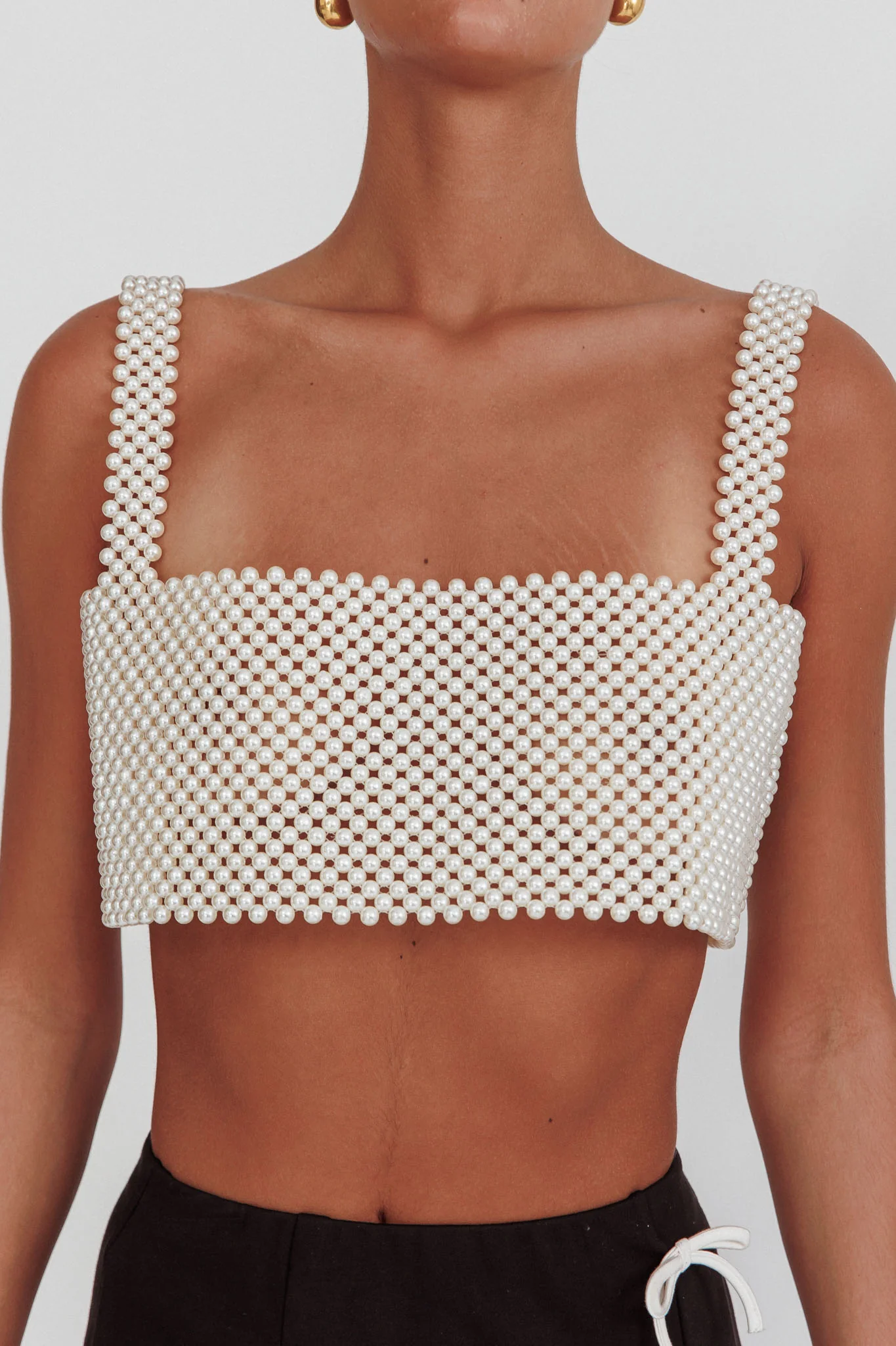 Kylah Crop Top Pearl - Image 5
