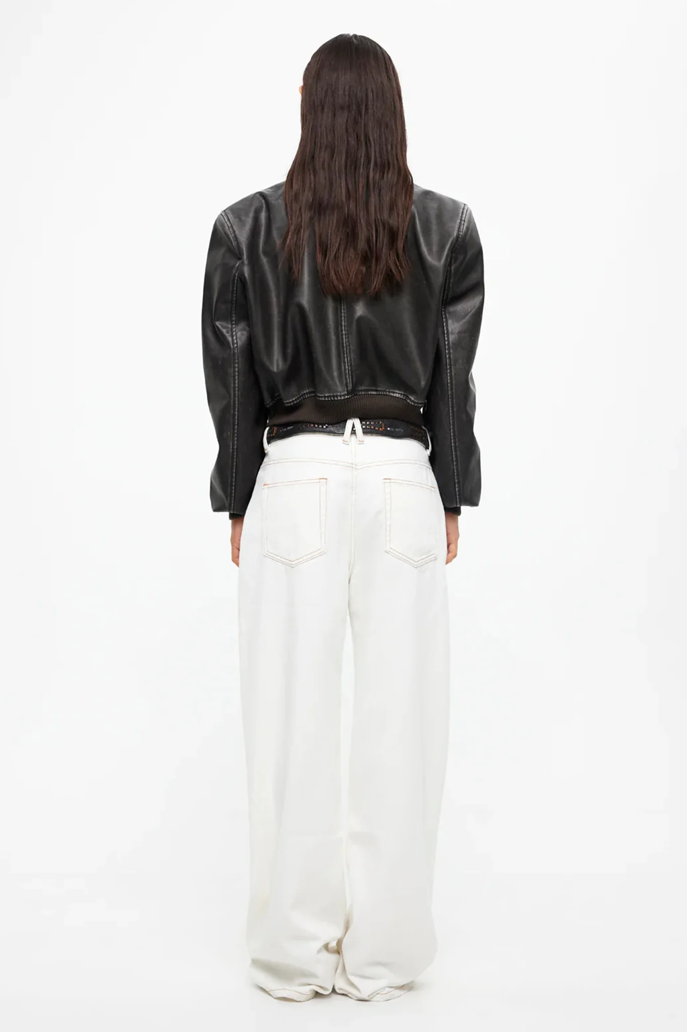 LIONESS Allure Bomber Jacket Charcoal - Image 2